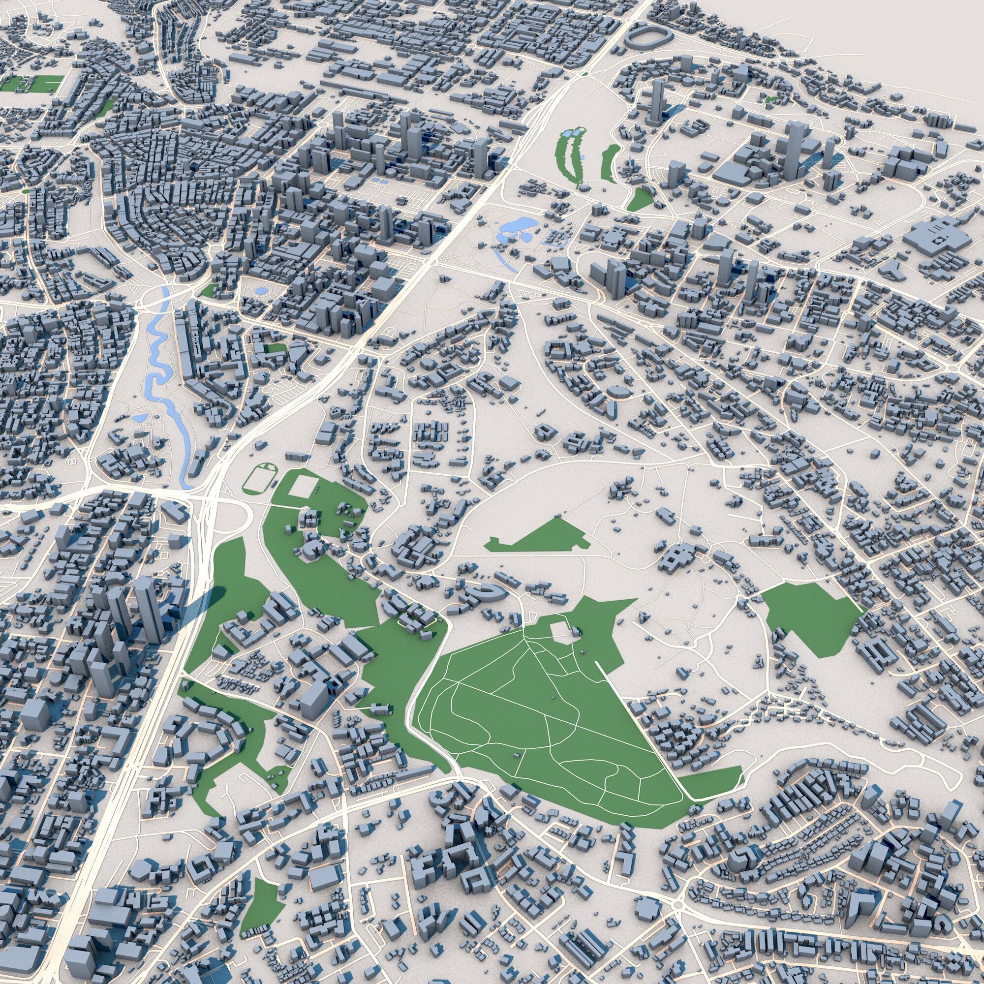 Nairobi City Kenya 3D model_7