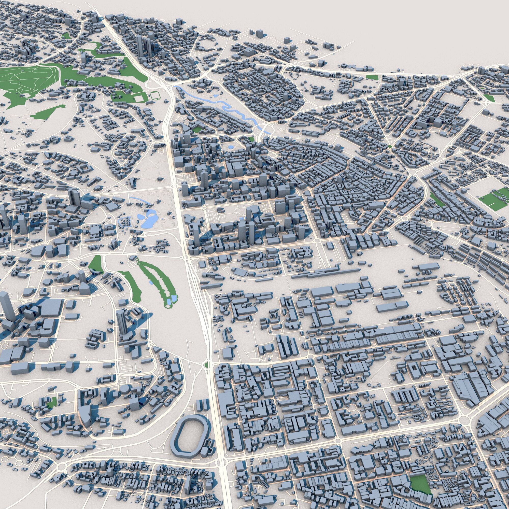 Nairobi City Kenya 3D model_2