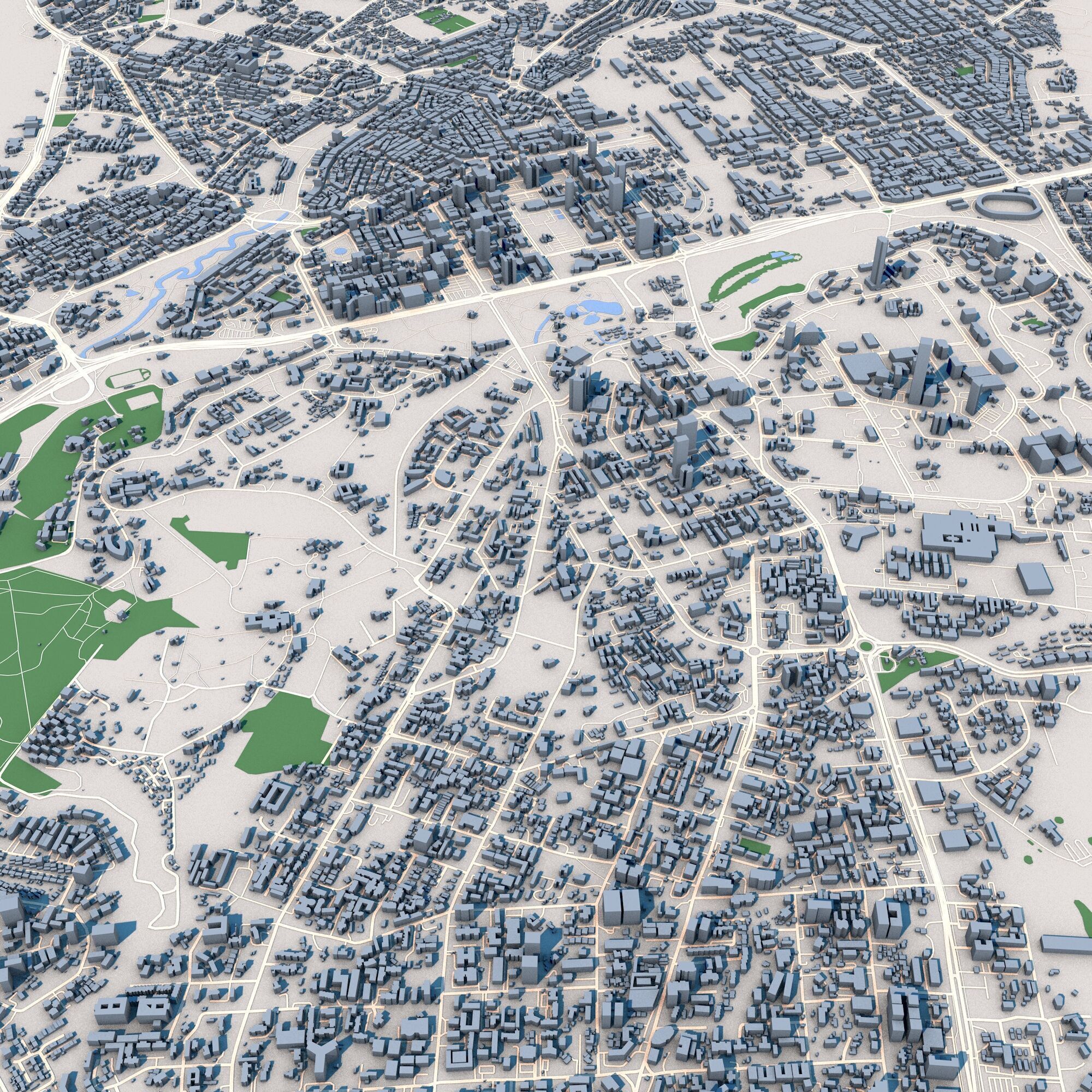 Nairobi City Kenya 3D model_8