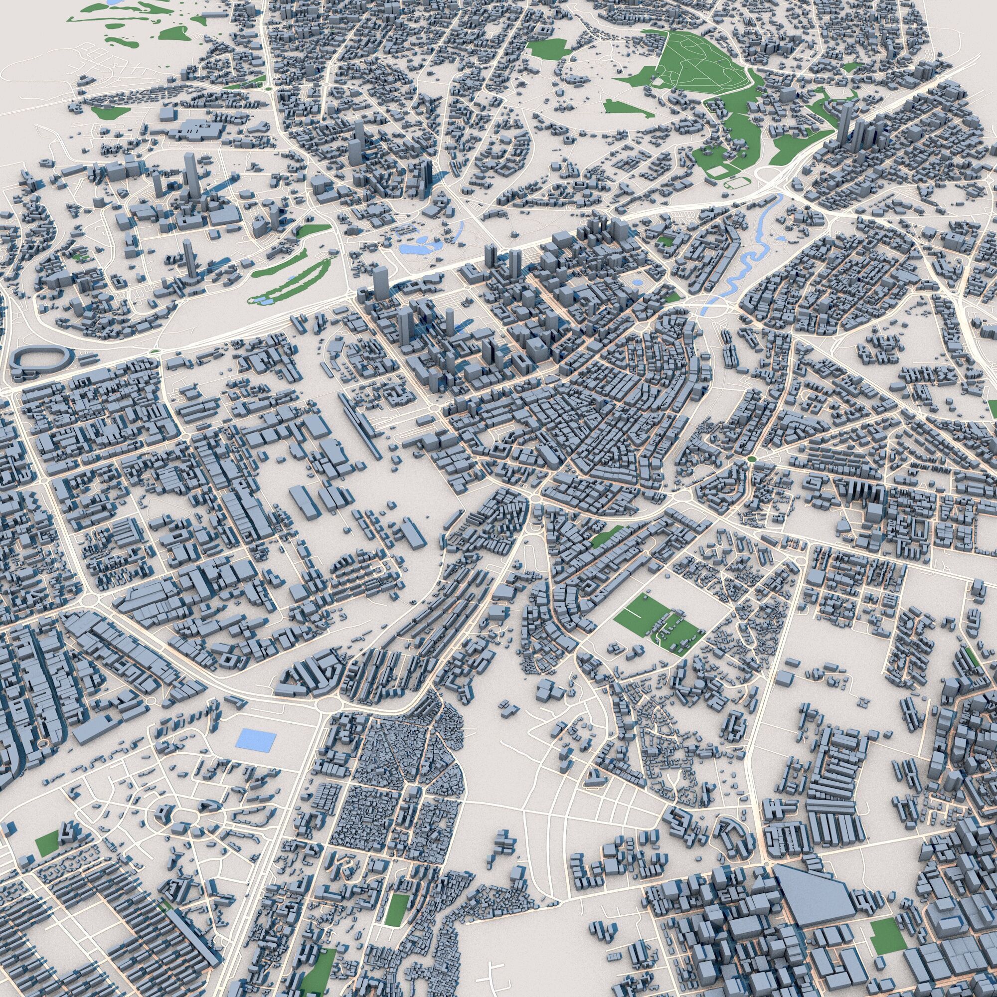 Nairobi City Kenya 3D model_3