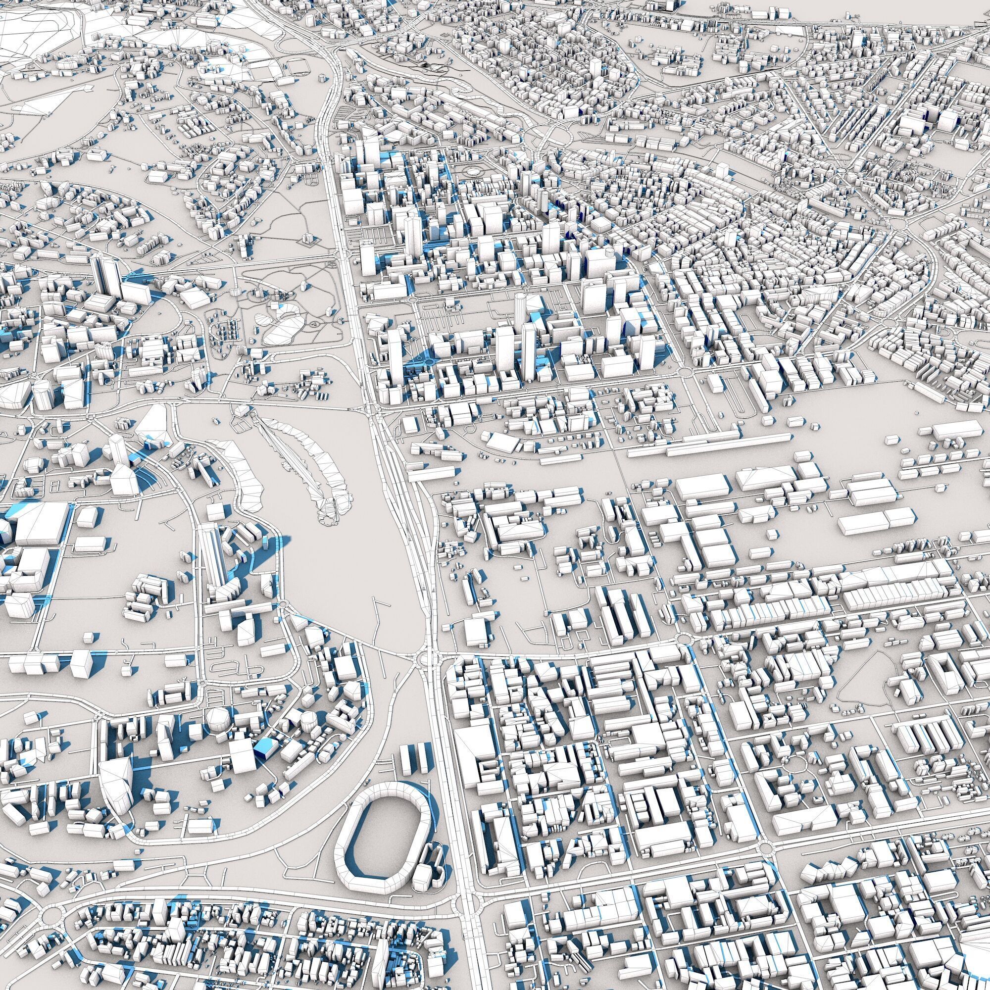 Nairobi City Kenya 3D model_12