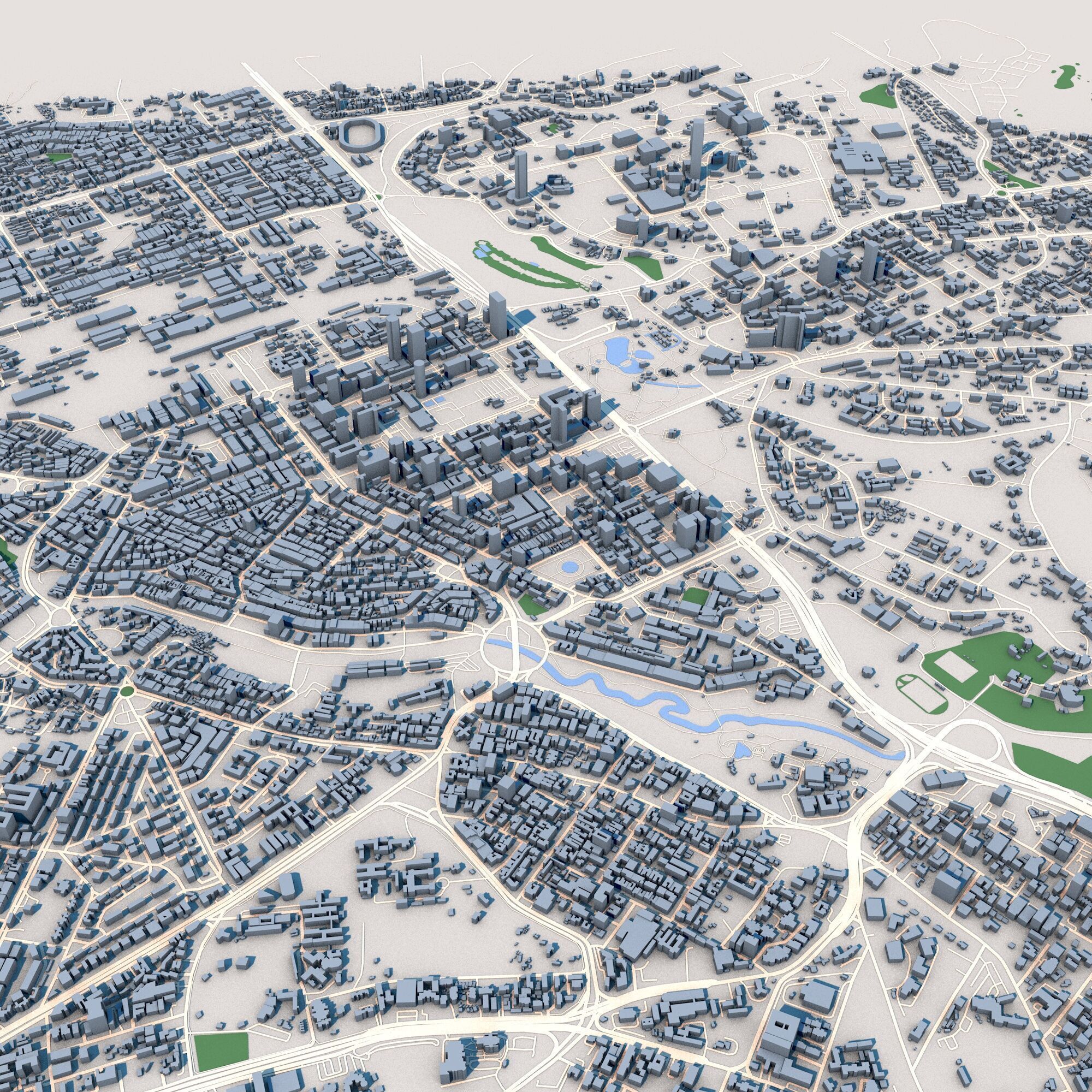 Nairobi City Kenya 3D model_5