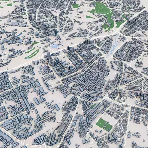 Nairobi City Kenya 3D model