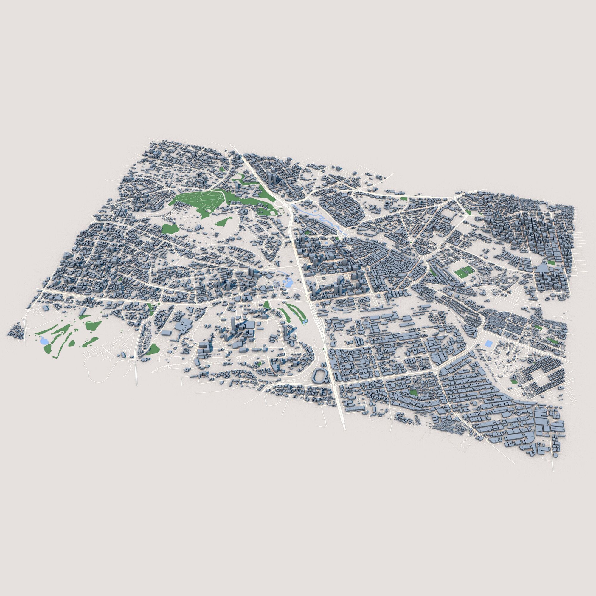 Nairobi City Kenya 3D model_1