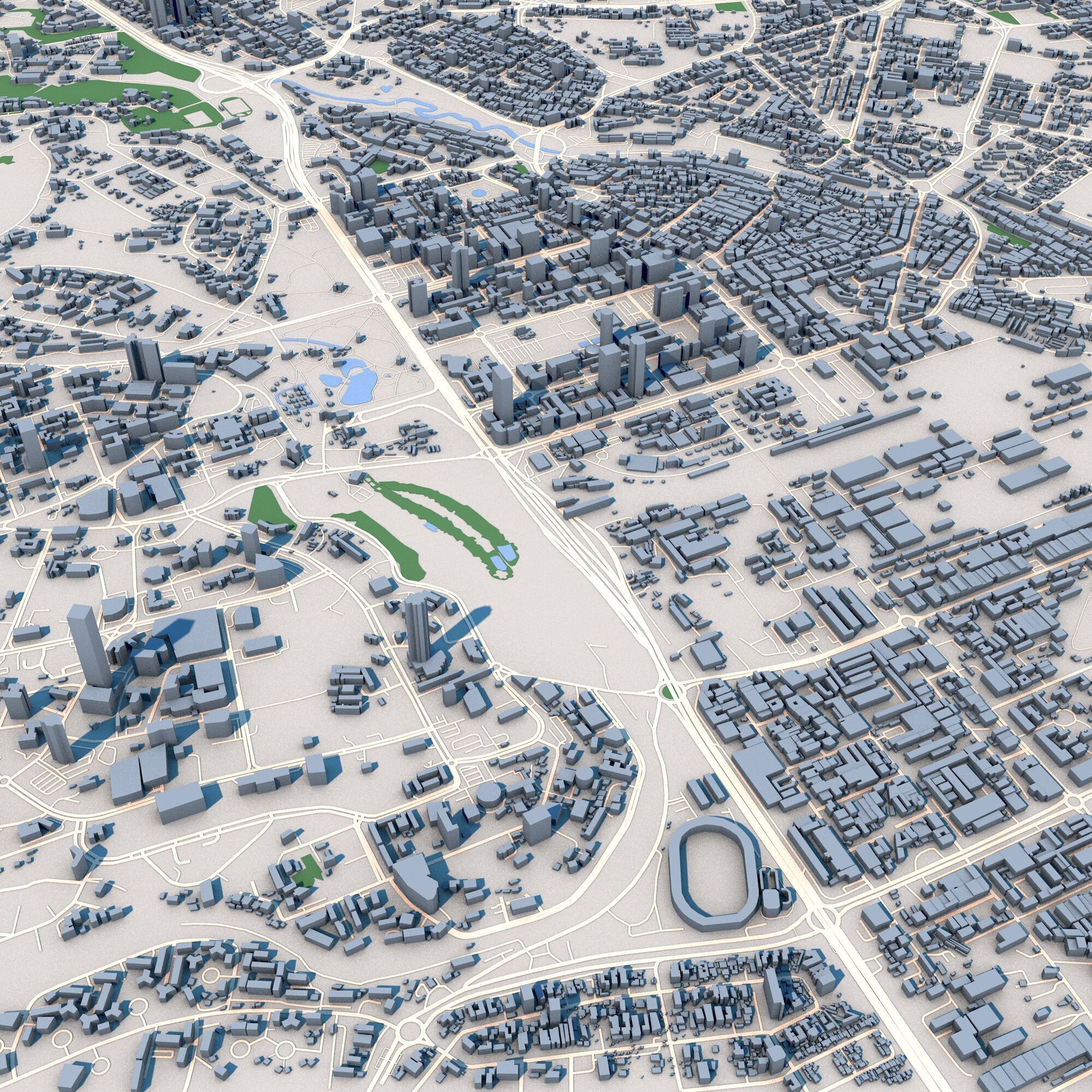 Nairobi City Kenya 3D model_10