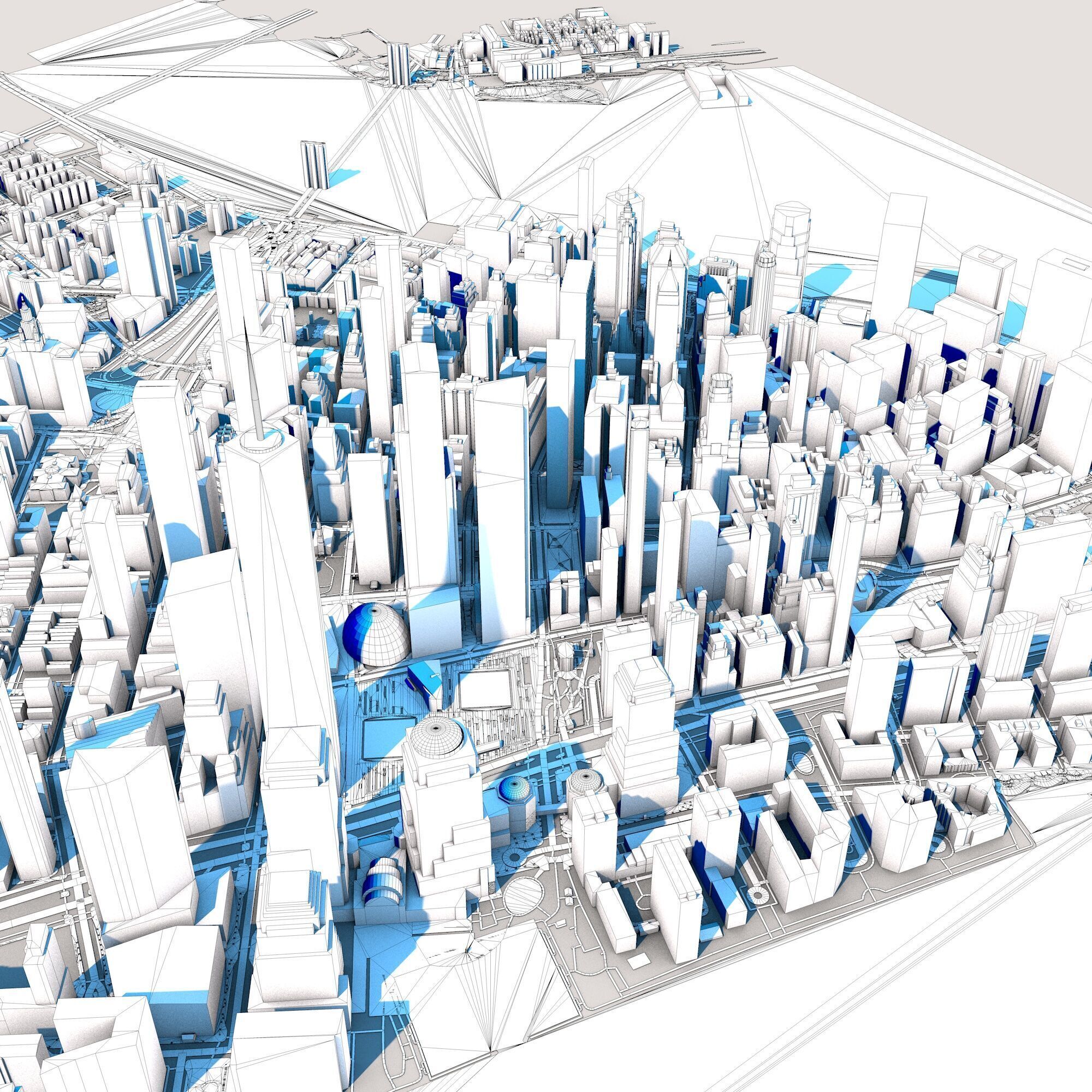 New York City in New York State USA 3D model_13