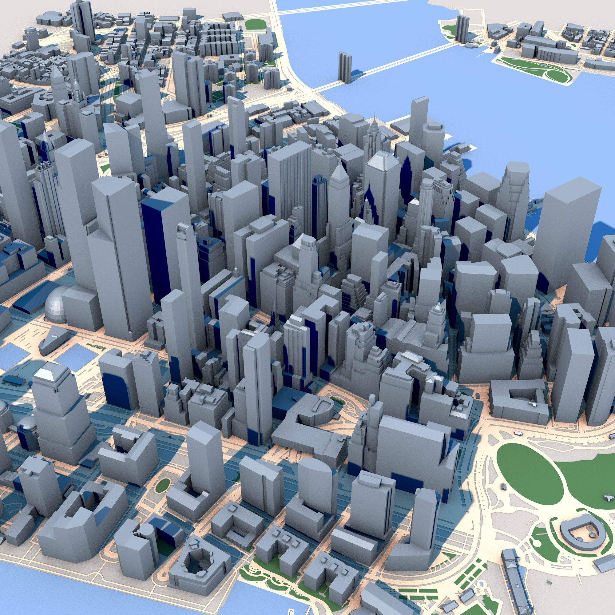 New York City in New York State USA 3D model_10