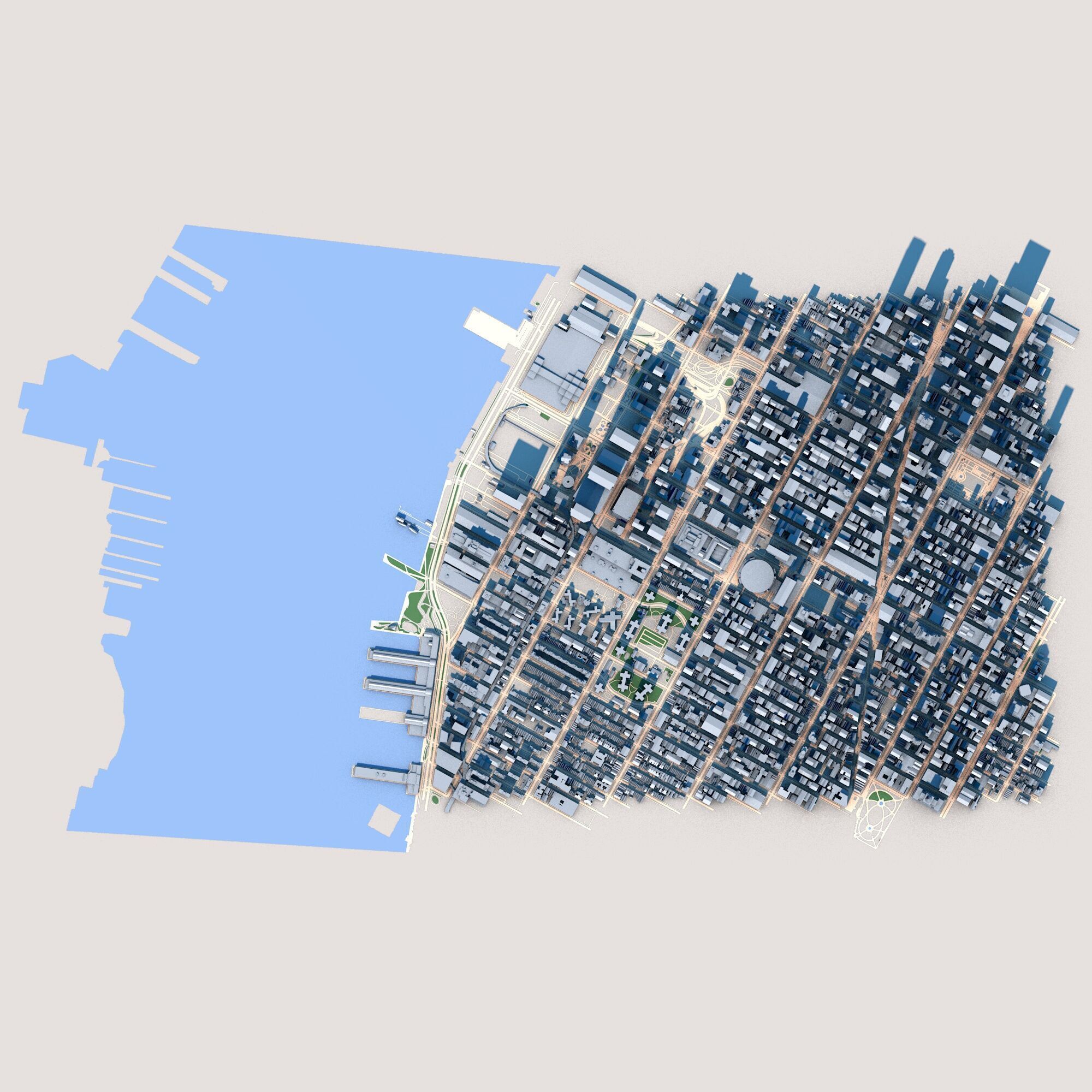 New York City USA 3D model_1