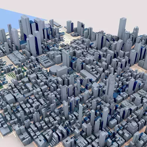 New York City USA 3D model