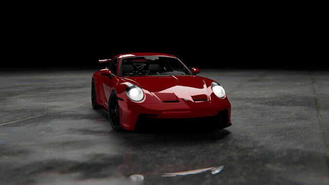 Porsche 911 GT3 2022 3D model