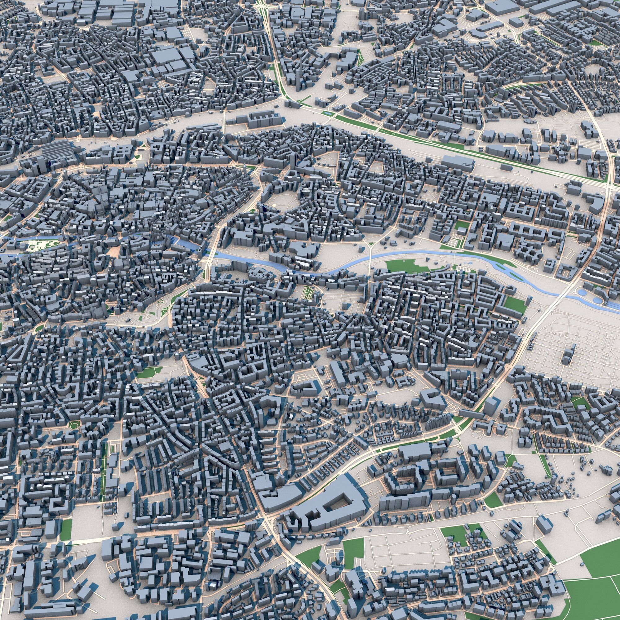 Nuremberg City Germany 3D model_10