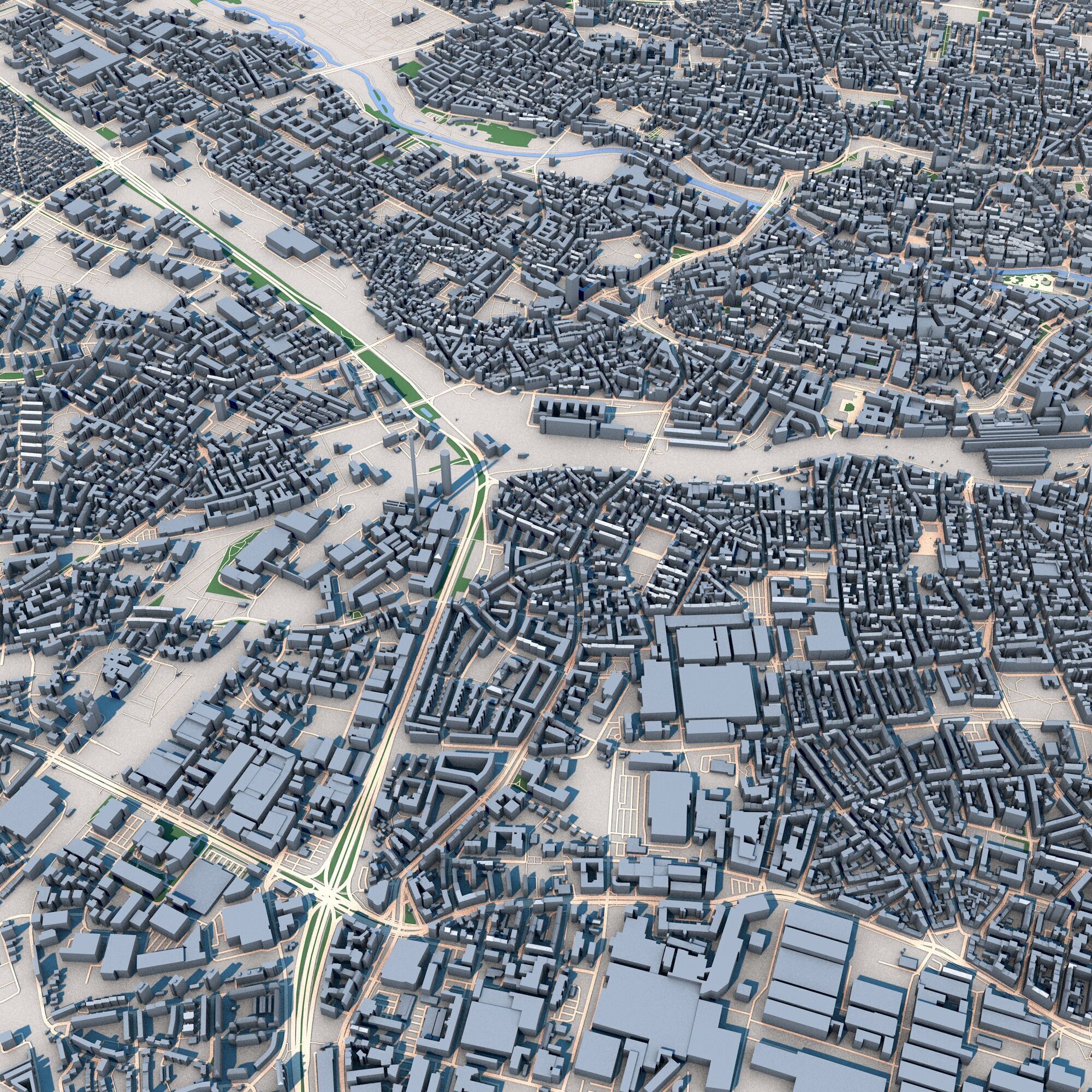 Nuremberg City Germany 3D model_5