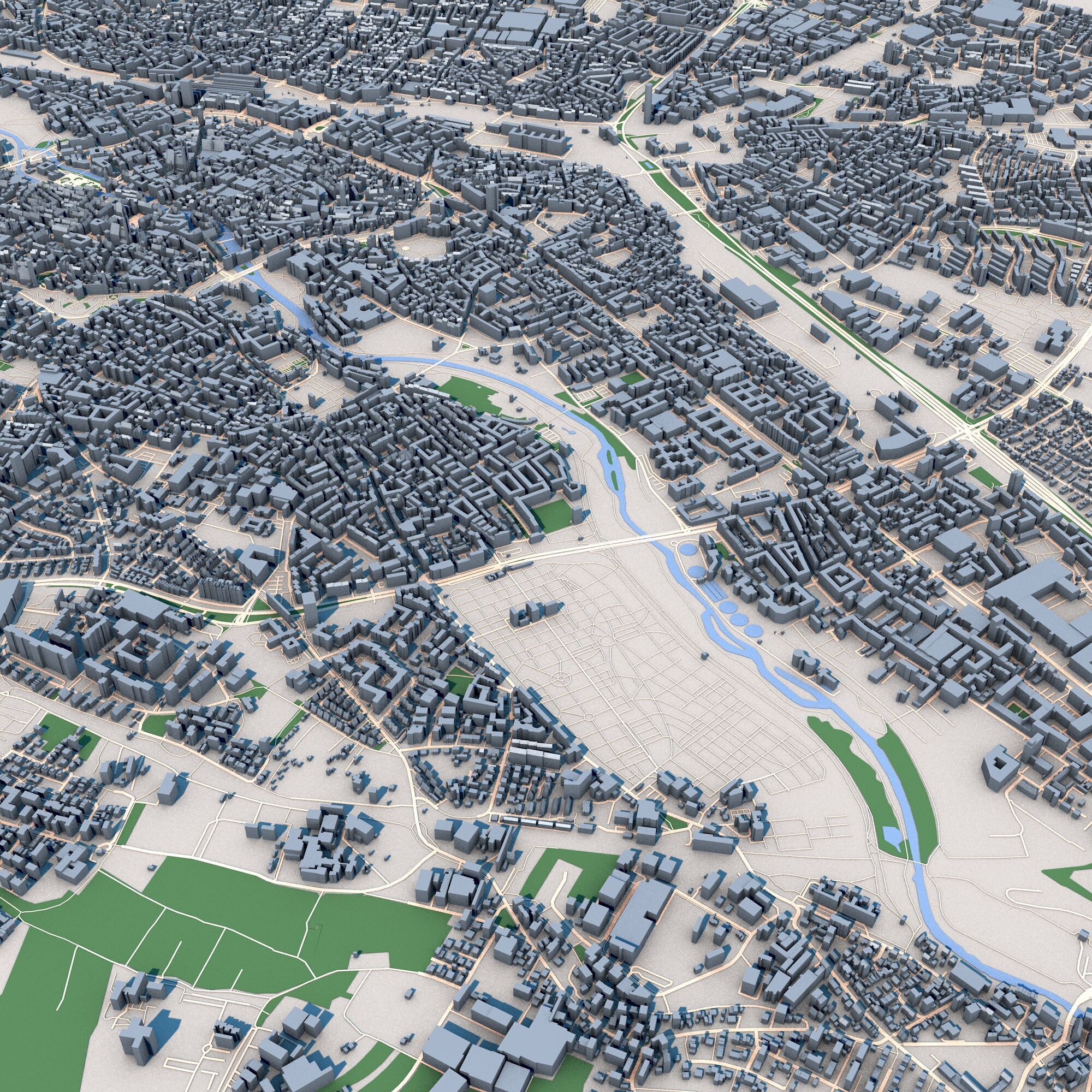 Nuremberg City Germany 3D model_9