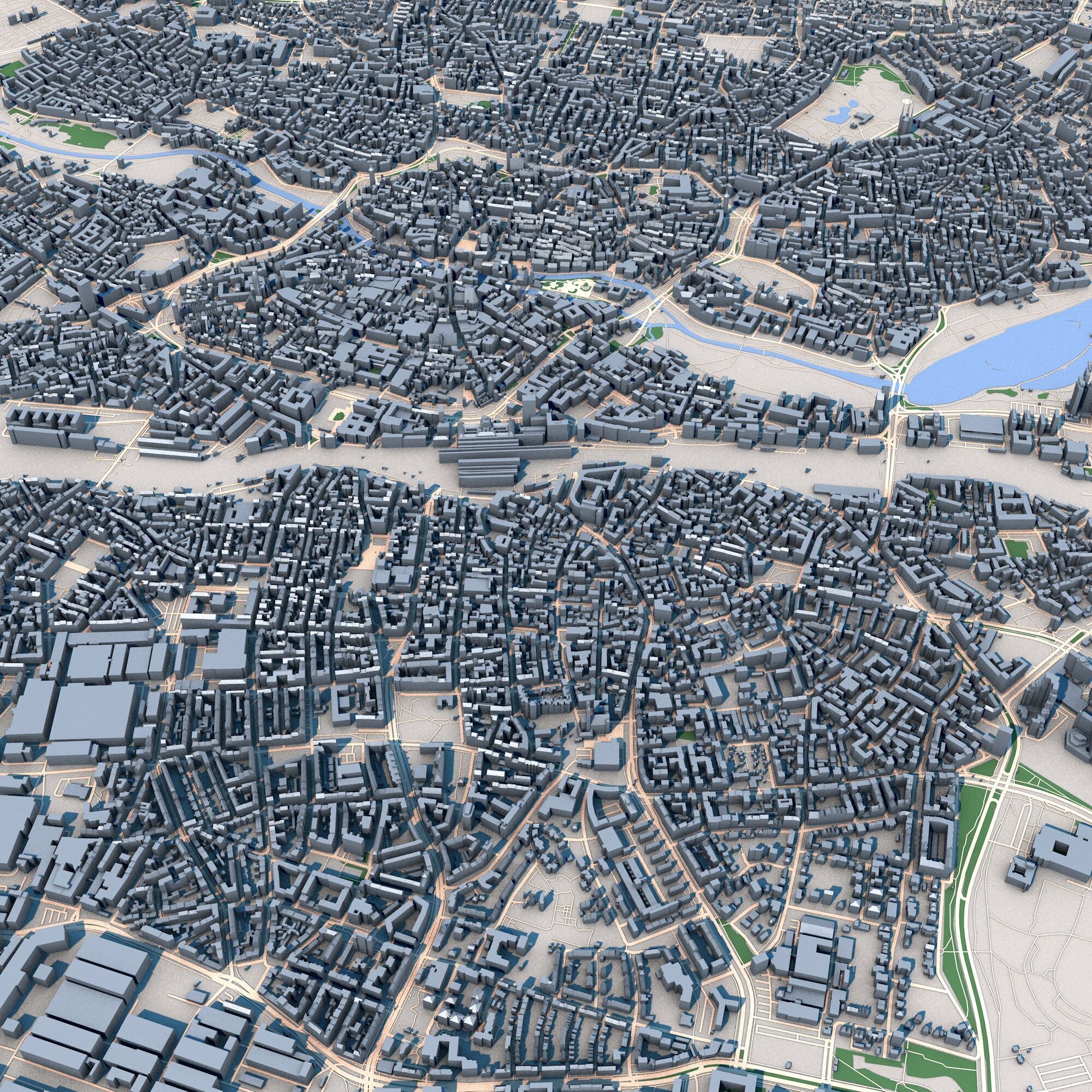 Nuremberg City Germany 3D model_4