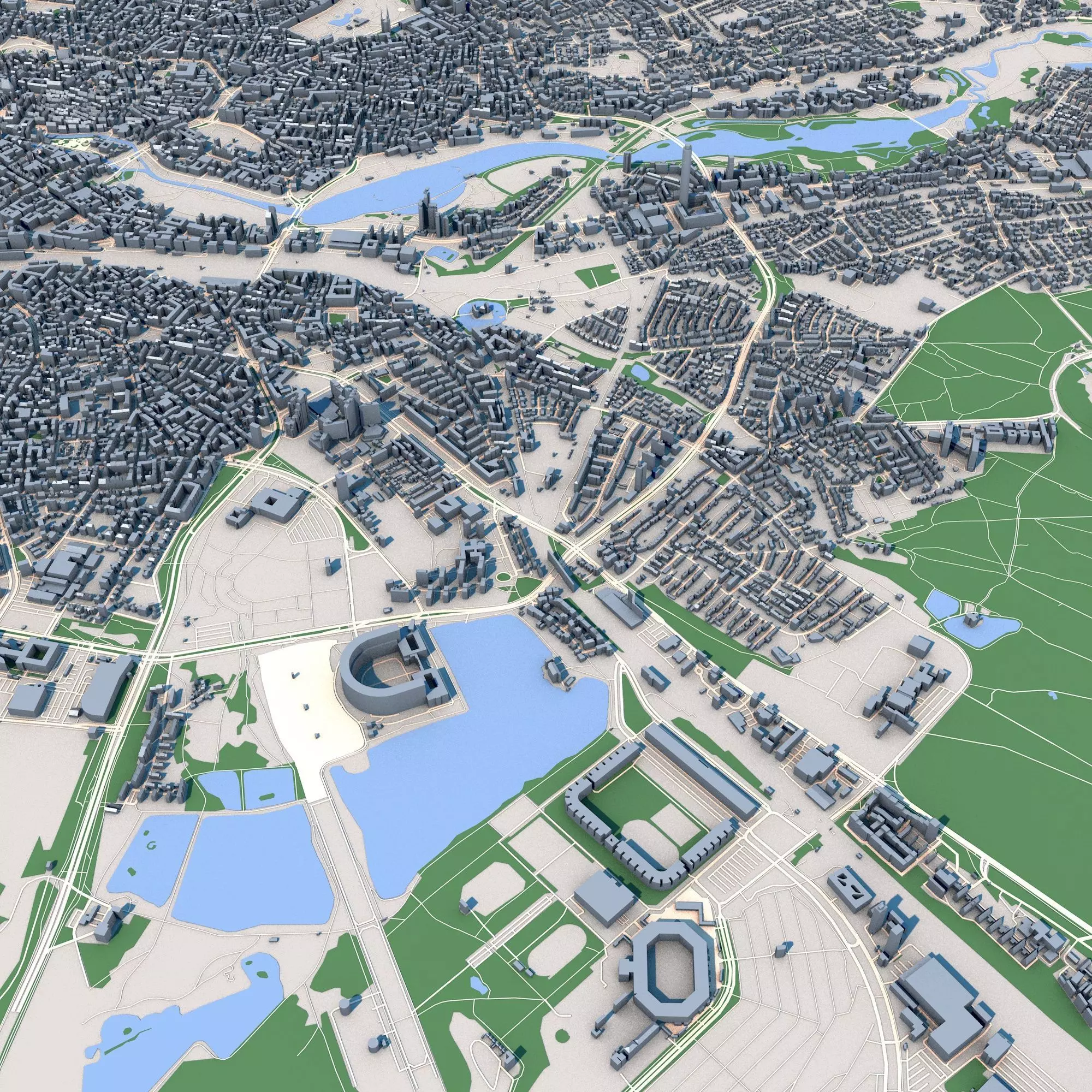 Nuremberg City Germany 3D model_0