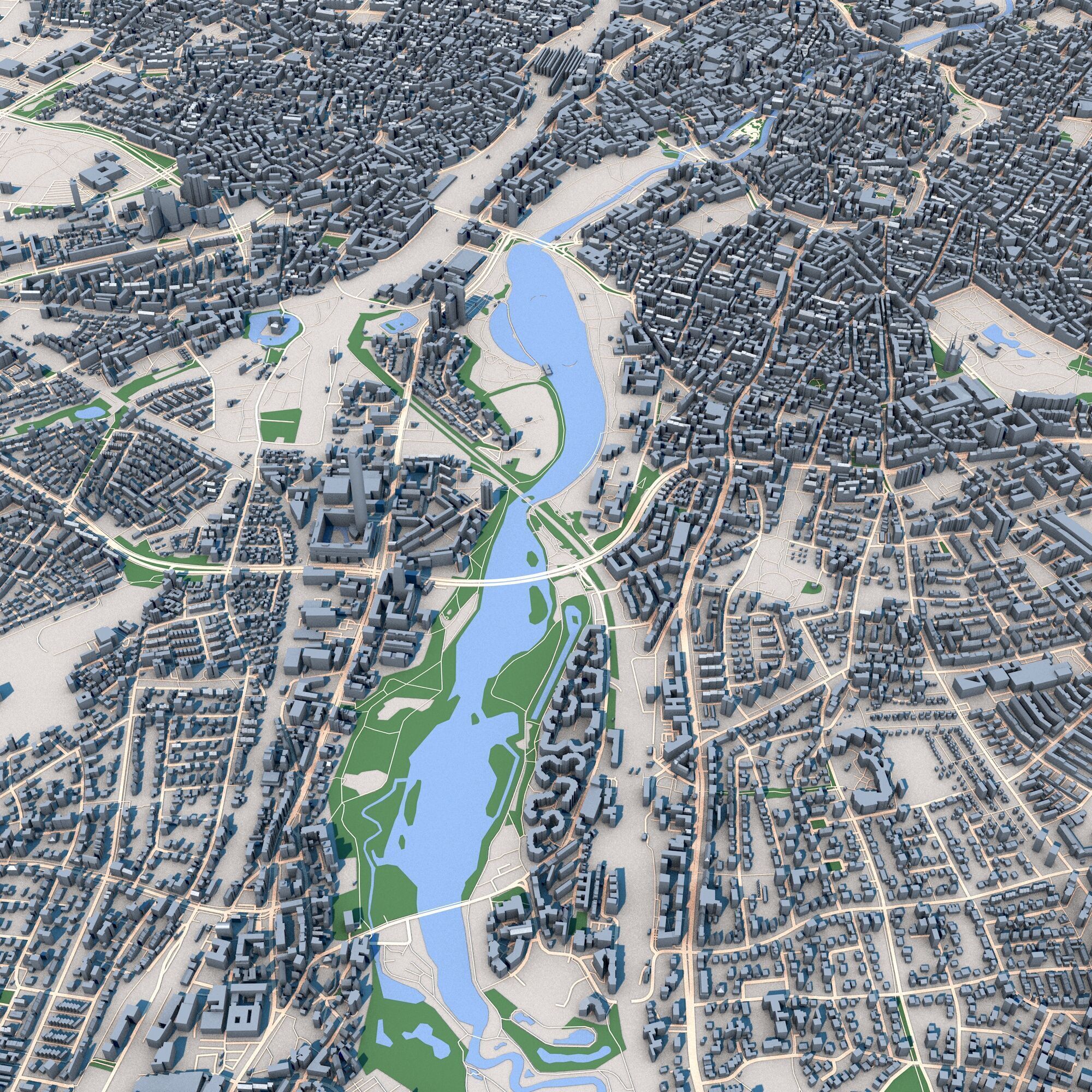 Nuremberg City Germany 3D model_11