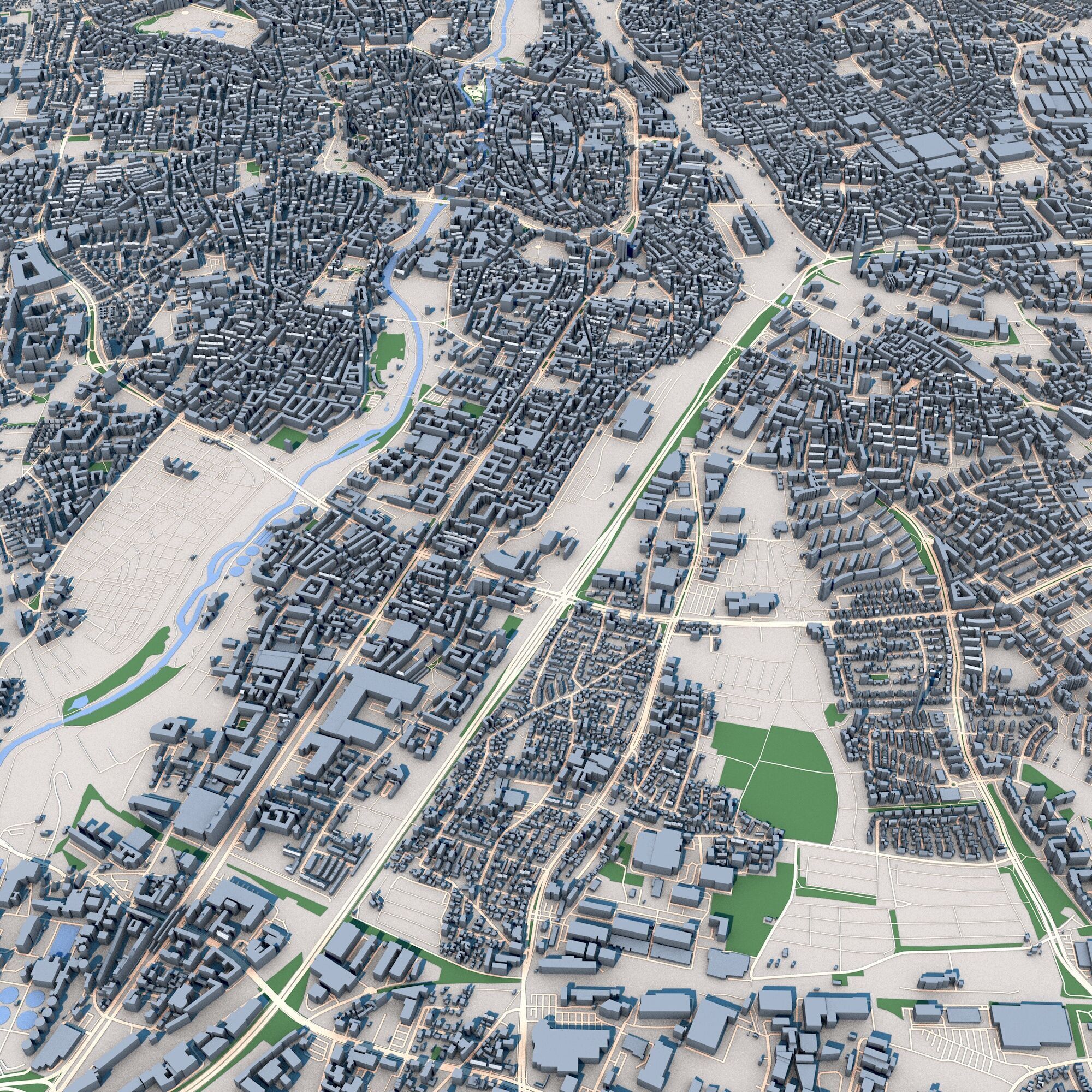 Nuremberg City Germany 3D model_8