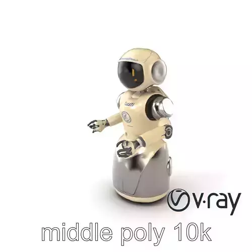 Culinary Robo-Sous Kitchen Assistant model pack Low-poly 3D model