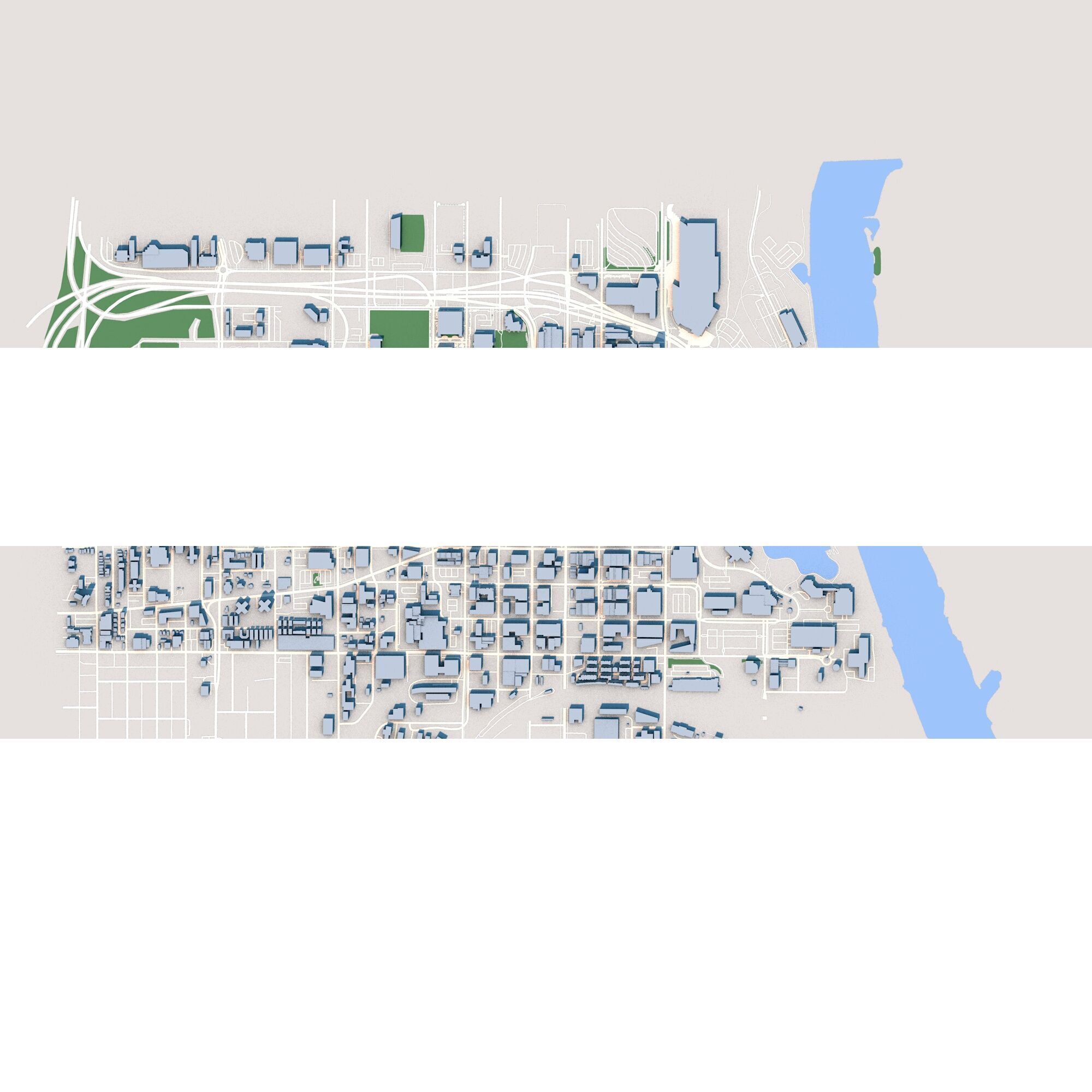 Omaha City in Nebraska USA  3D model_1