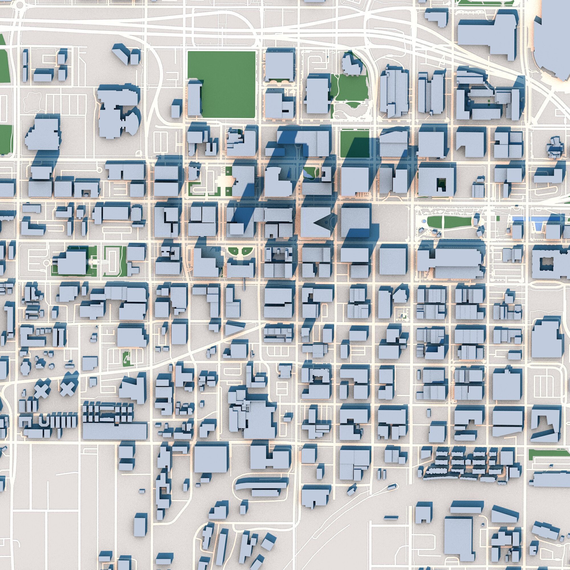 Omaha City in Nebraska USA  3D model_2