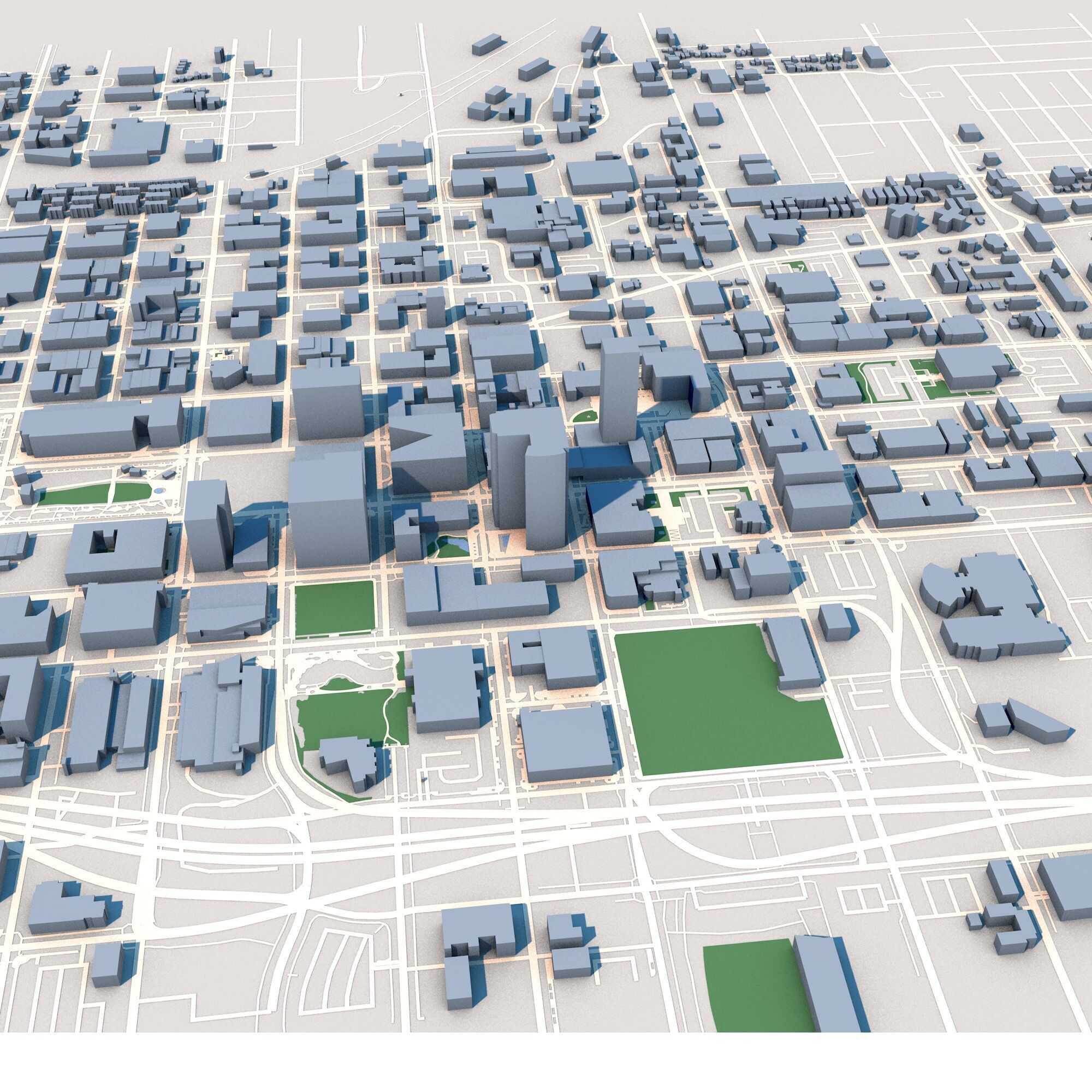 Omaha City in Nebraska USA  3D model_5