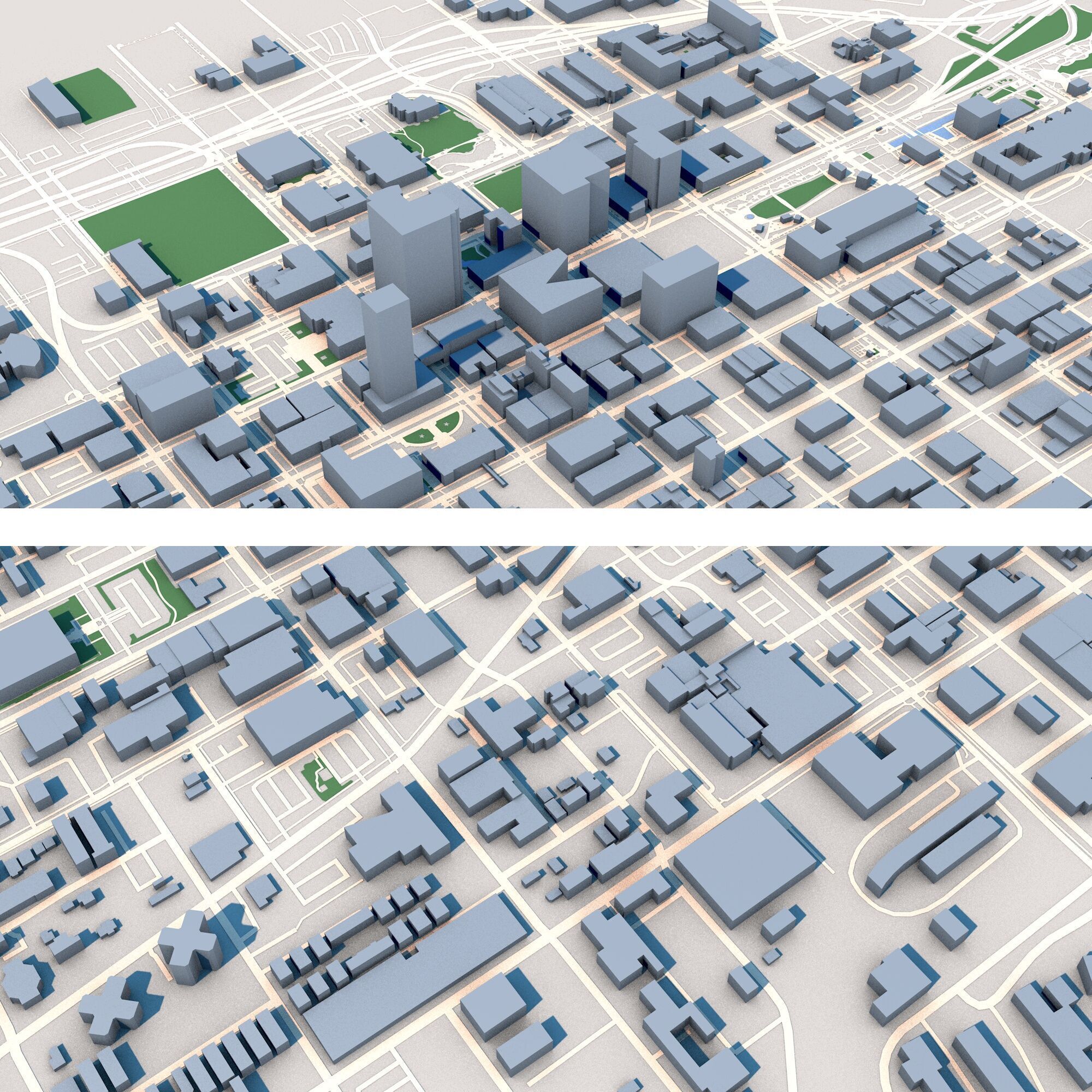 Omaha City in Nebraska USA  3D model_8