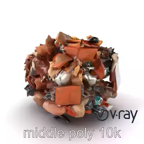 Urban Street Debris Realistic Environment model pack