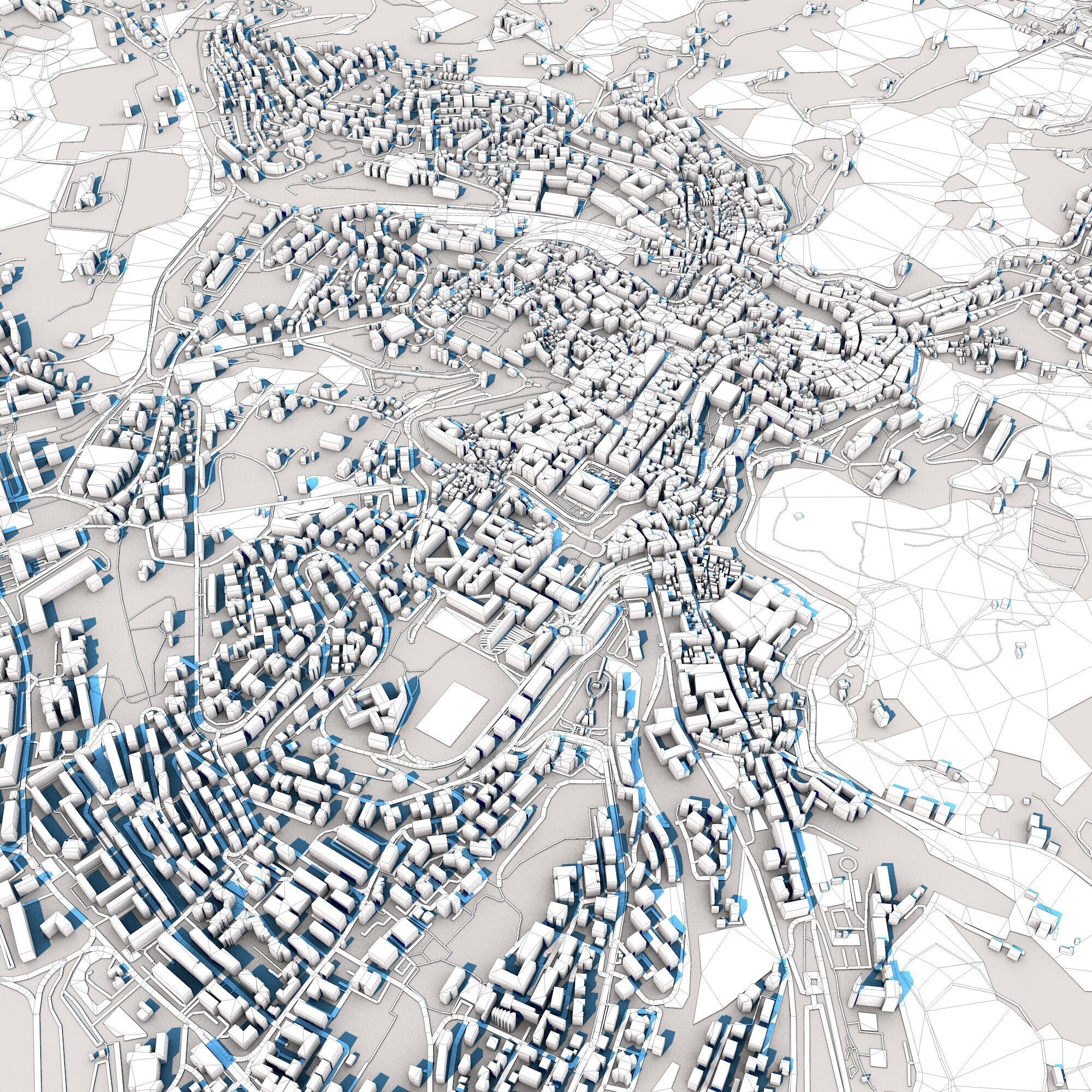 Perugia City Italy 3D model_9