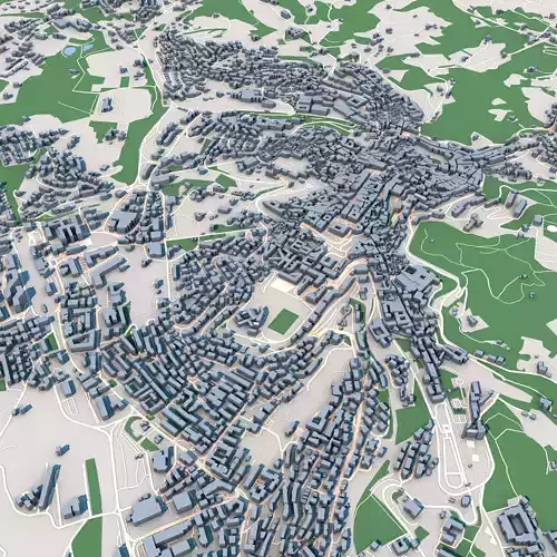 Perugia City Italy 3D model