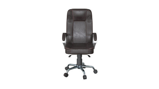 Executive office chair 1303 3D model 4