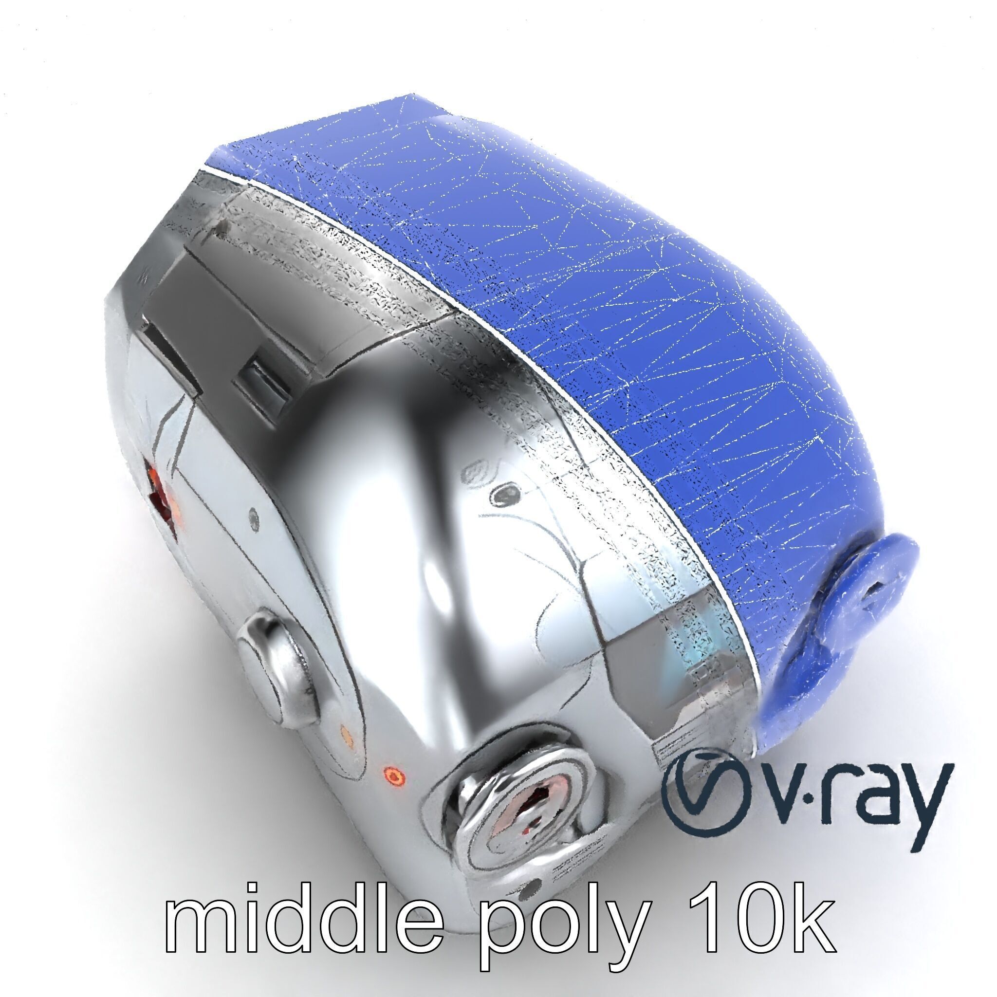 Robot Synthetic Liver Modular Component model pack Low-poly 3D model_15