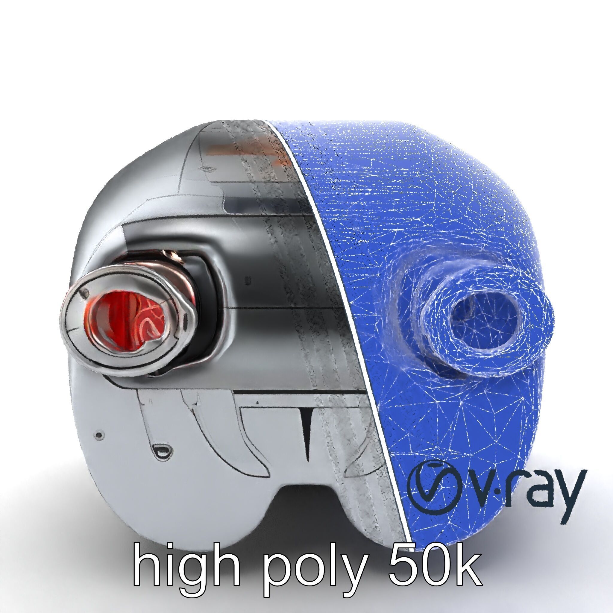 Robot Synthetic Liver Modular Component model pack Low-poly 3D model_24