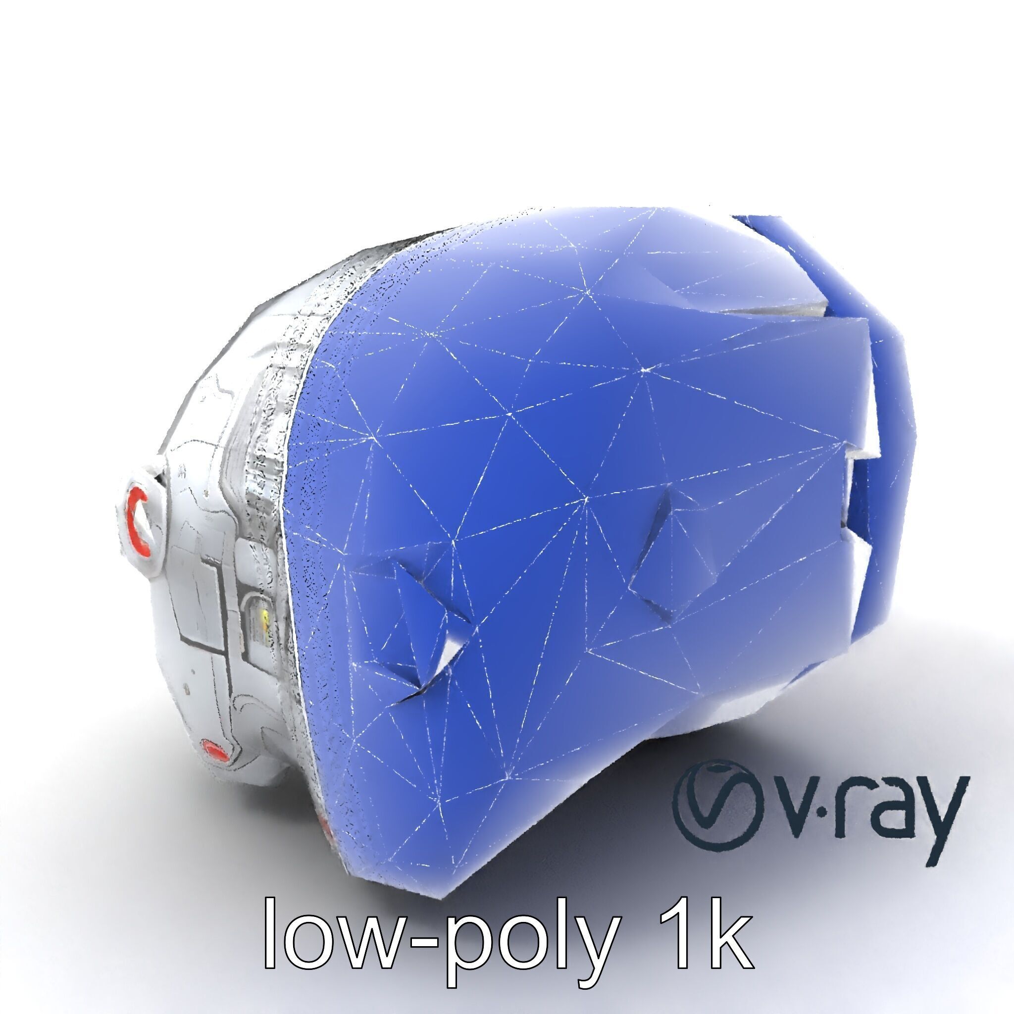 Robot Synthetic Liver Modular Component model pack Low-poly 3D model_6