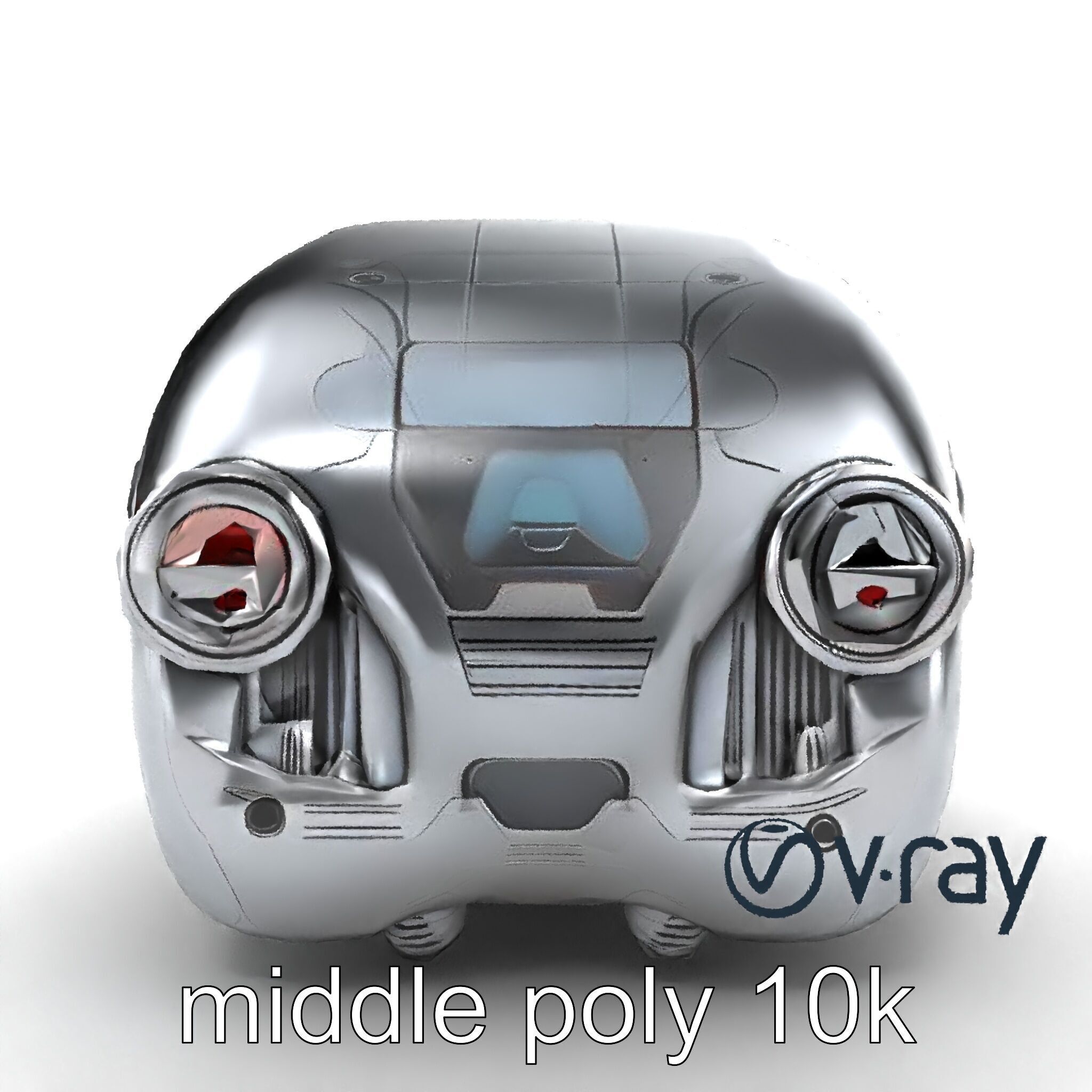 Robot Synthetic Liver Modular Component model pack Low-poly 3D model_19