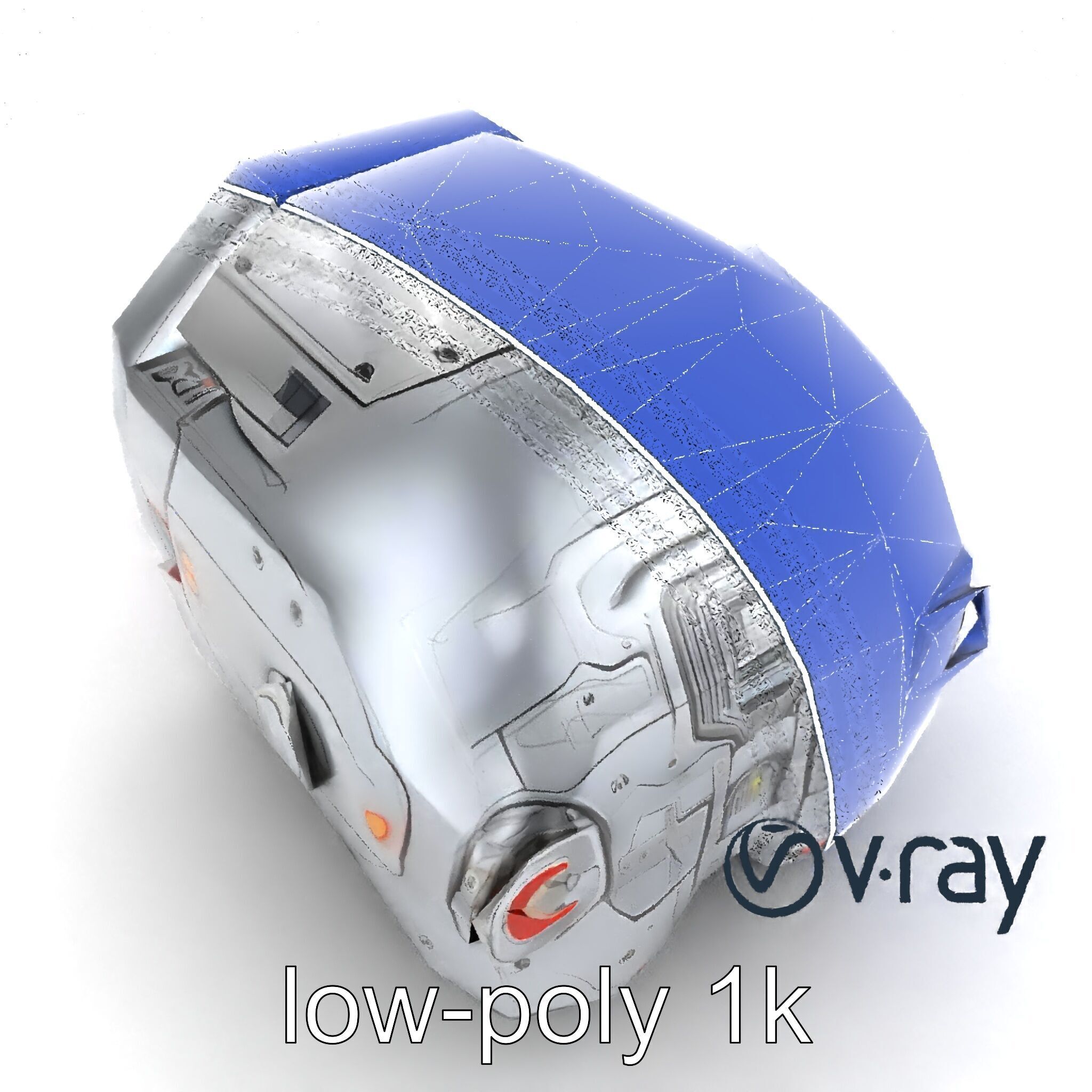 Robot Synthetic Liver Modular Component model pack Low-poly 3D model_26