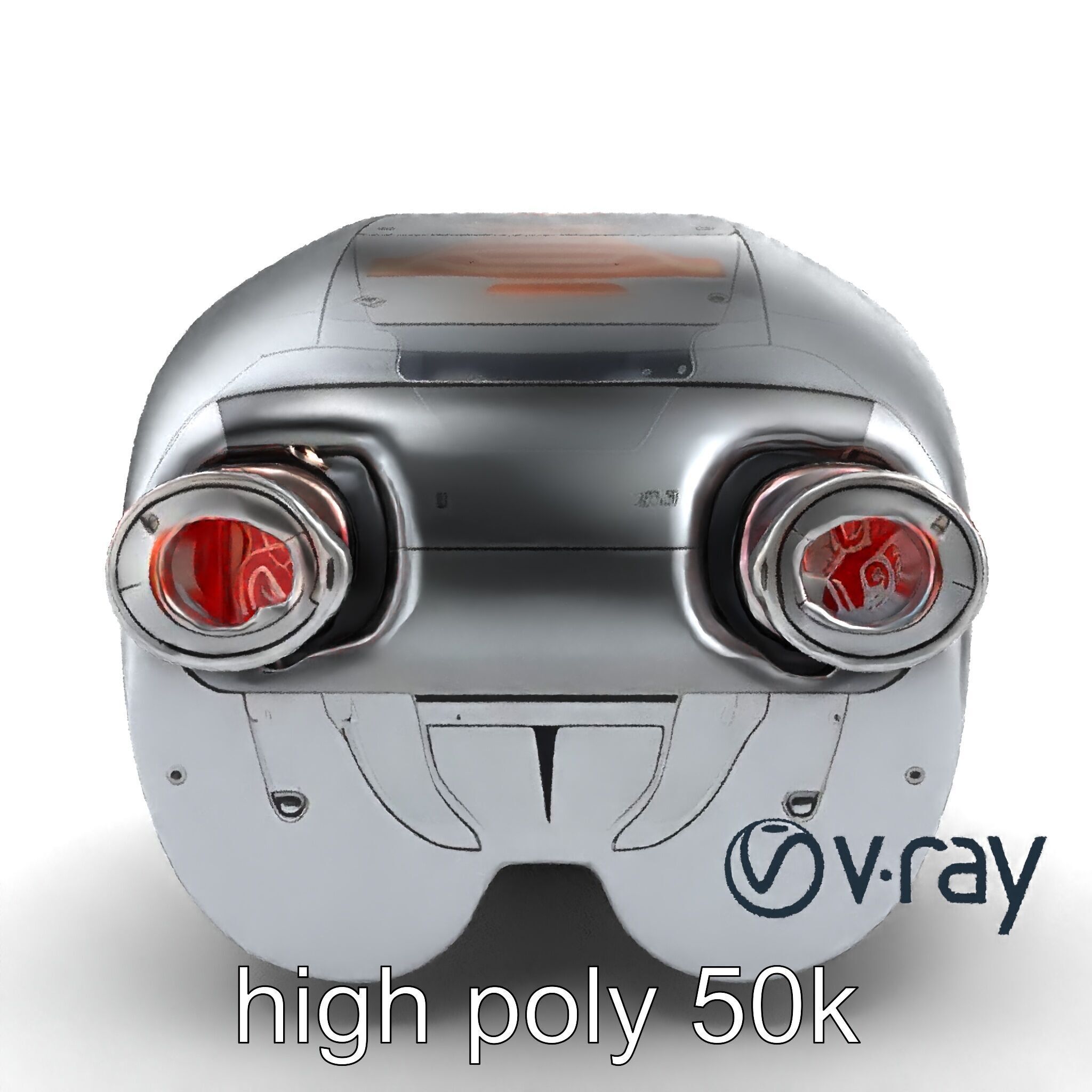 Robot Synthetic Liver Modular Component model pack Low-poly 3D model_30