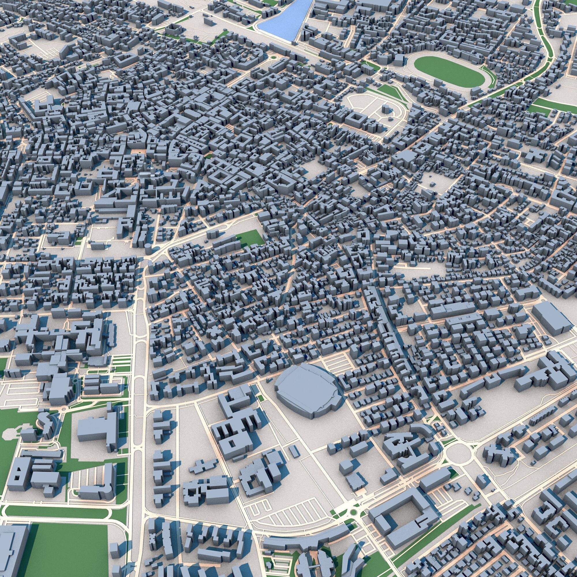 Ravenna City Emilia Romagna region Italy 3D model_4