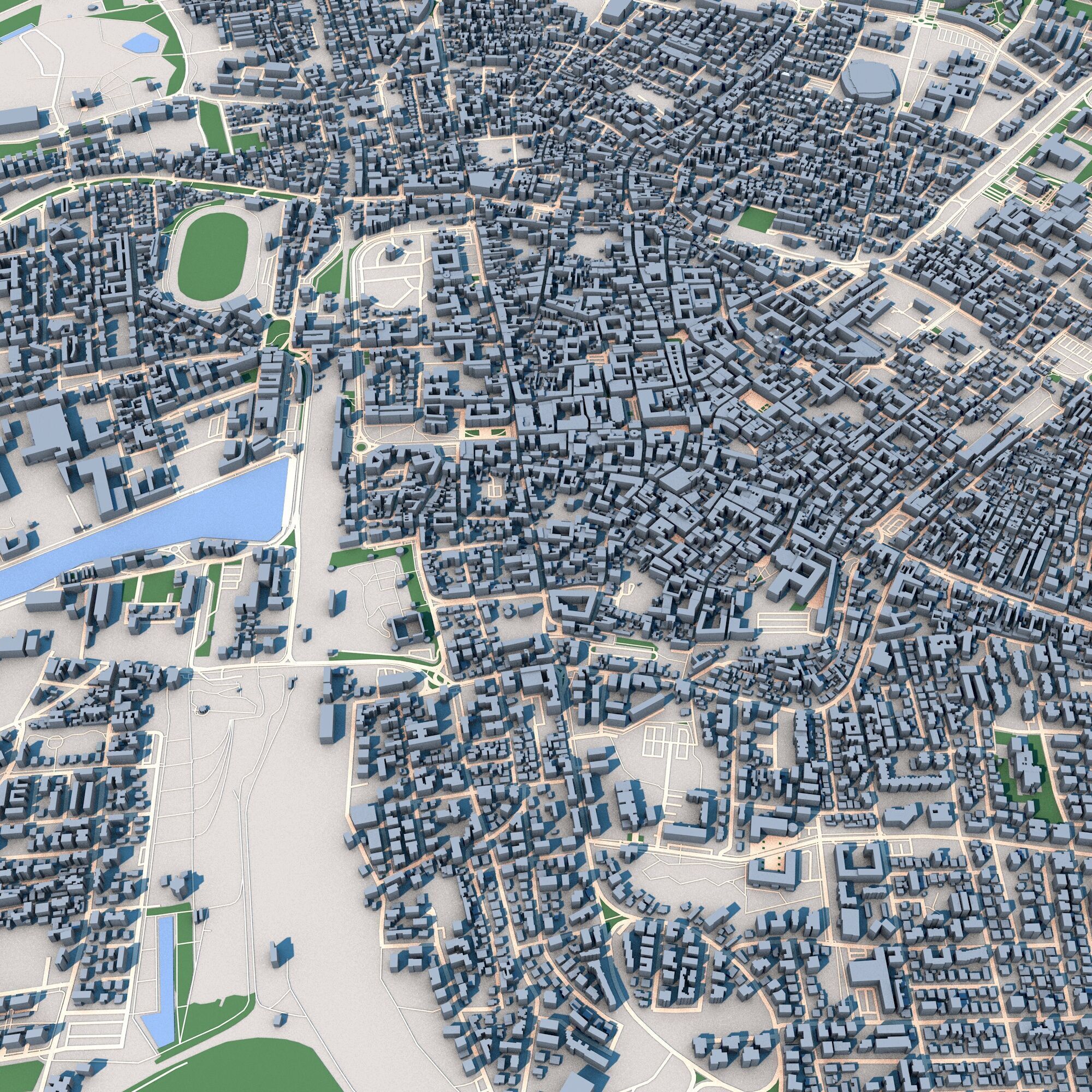 Ravenna City Emilia Romagna region Italy 3D model_10