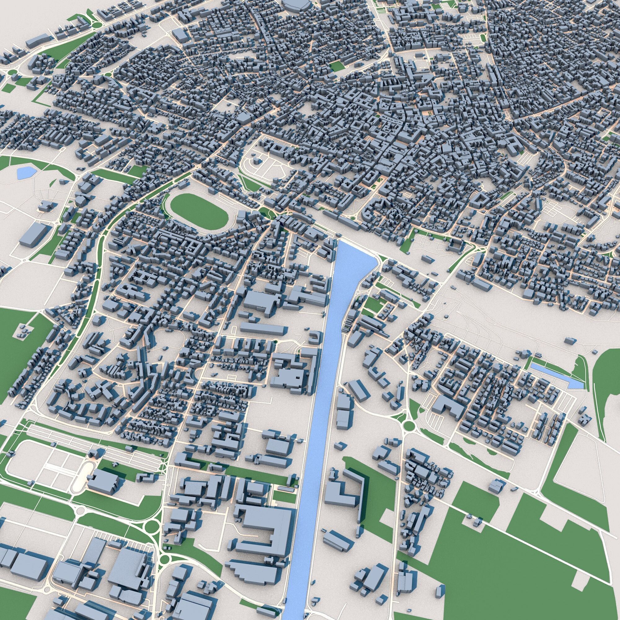Ravenna City Emilia Romagna region Italy 3D model_11