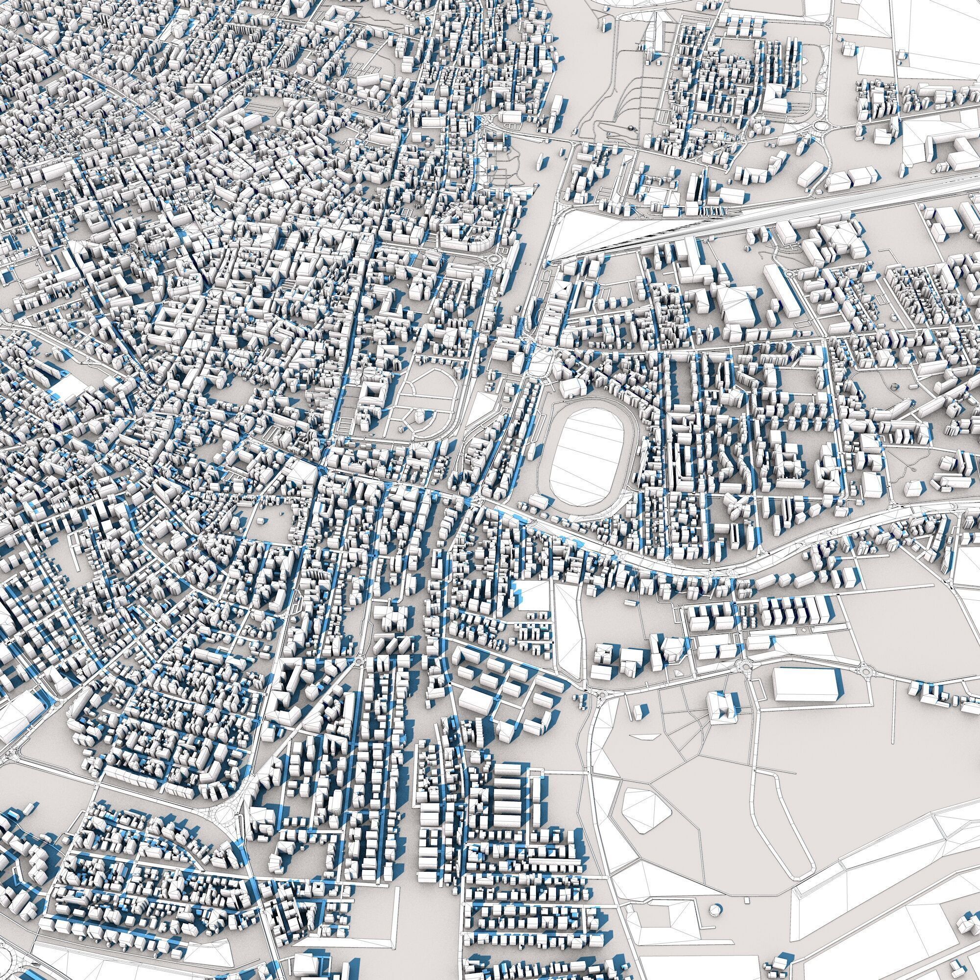 Ravenna City Emilia Romagna region Italy 3D model_12