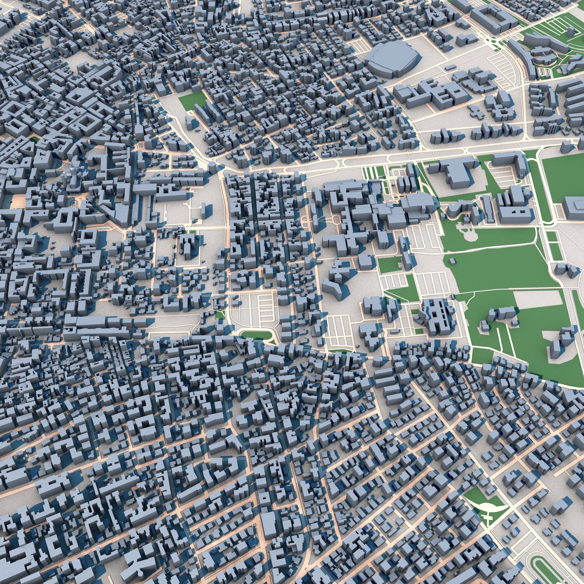 Ravenna City Emilia Romagna region Italy 3D model_9