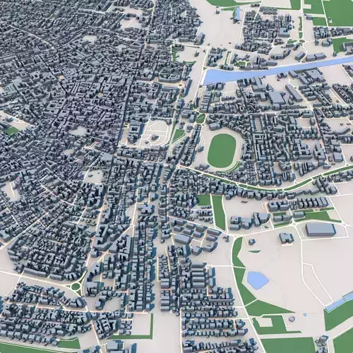Ravenna City Emilia Romagna region Italy 3D model