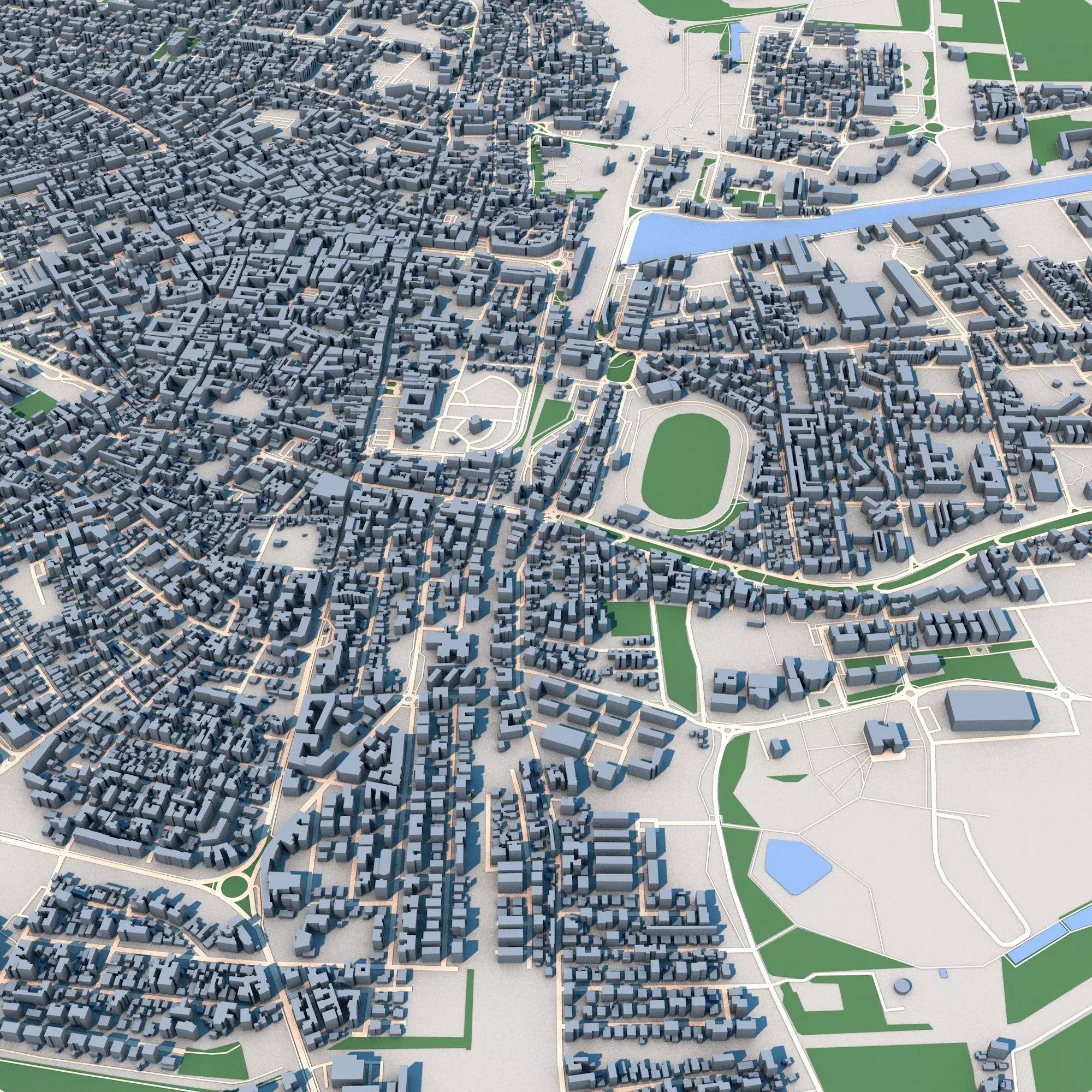 Ravenna City Emilia Romagna region Italy 3D model_0