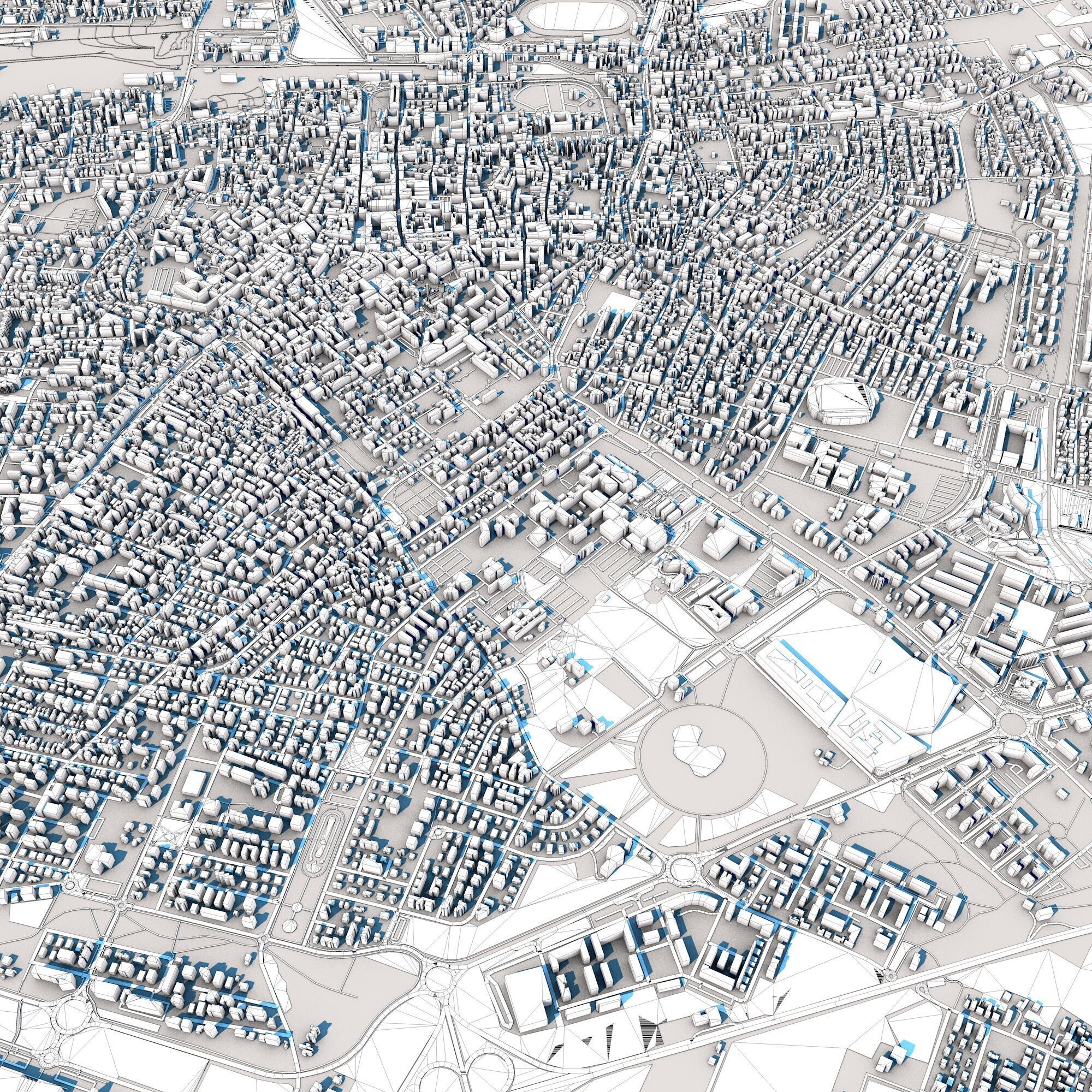 Ravenna City Emilia Romagna region Italy 3D model_13