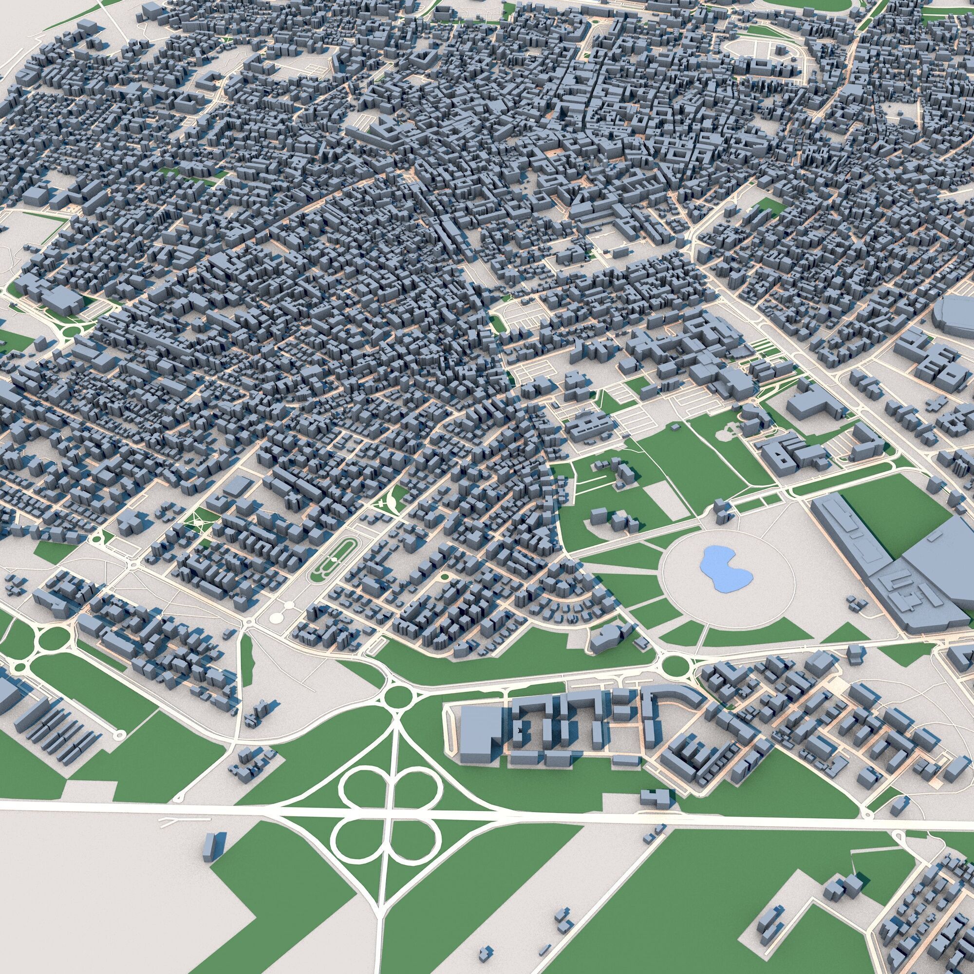Ravenna City Emilia Romagna region Italy 3D model_6