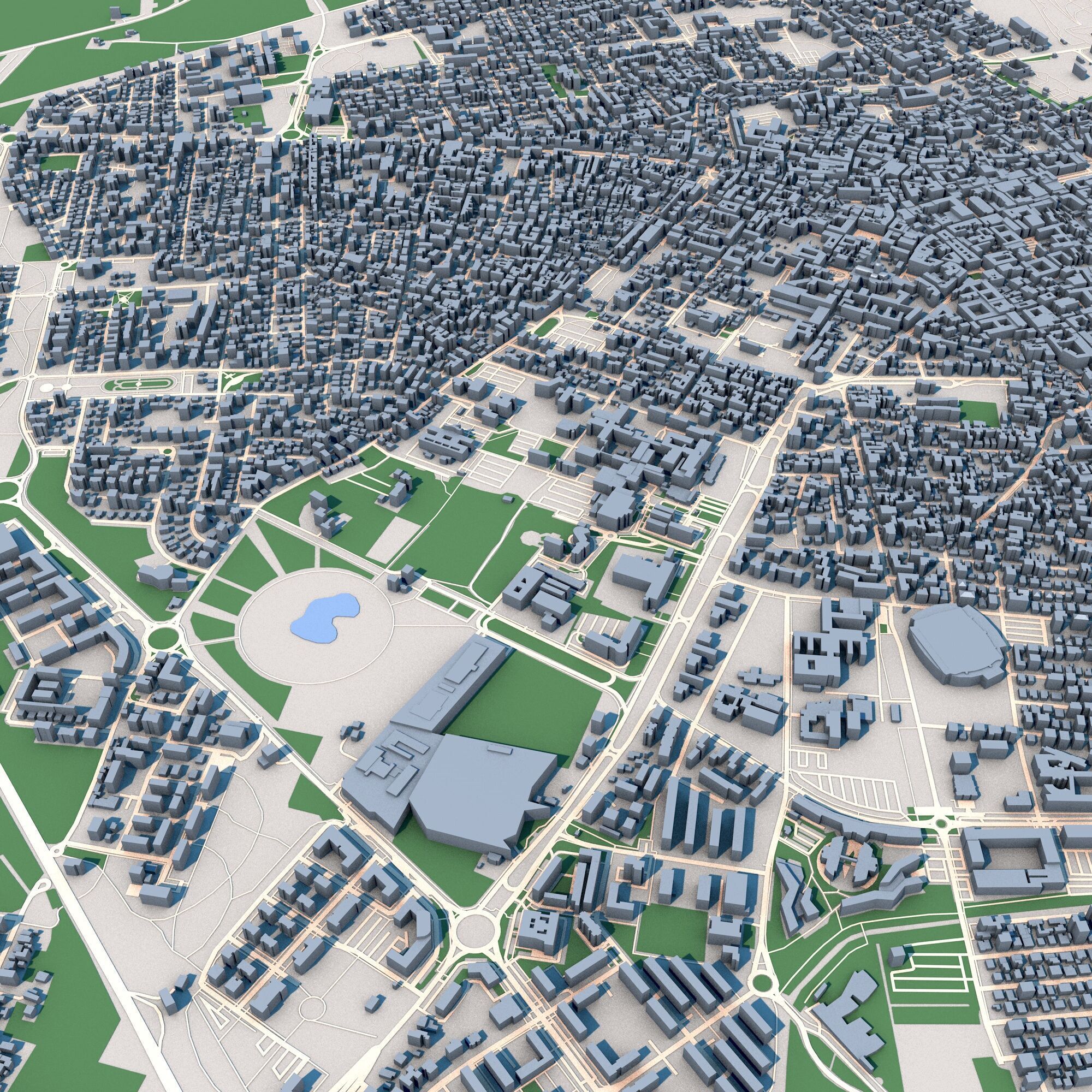 Ravenna City Emilia Romagna region Italy 3D model_5