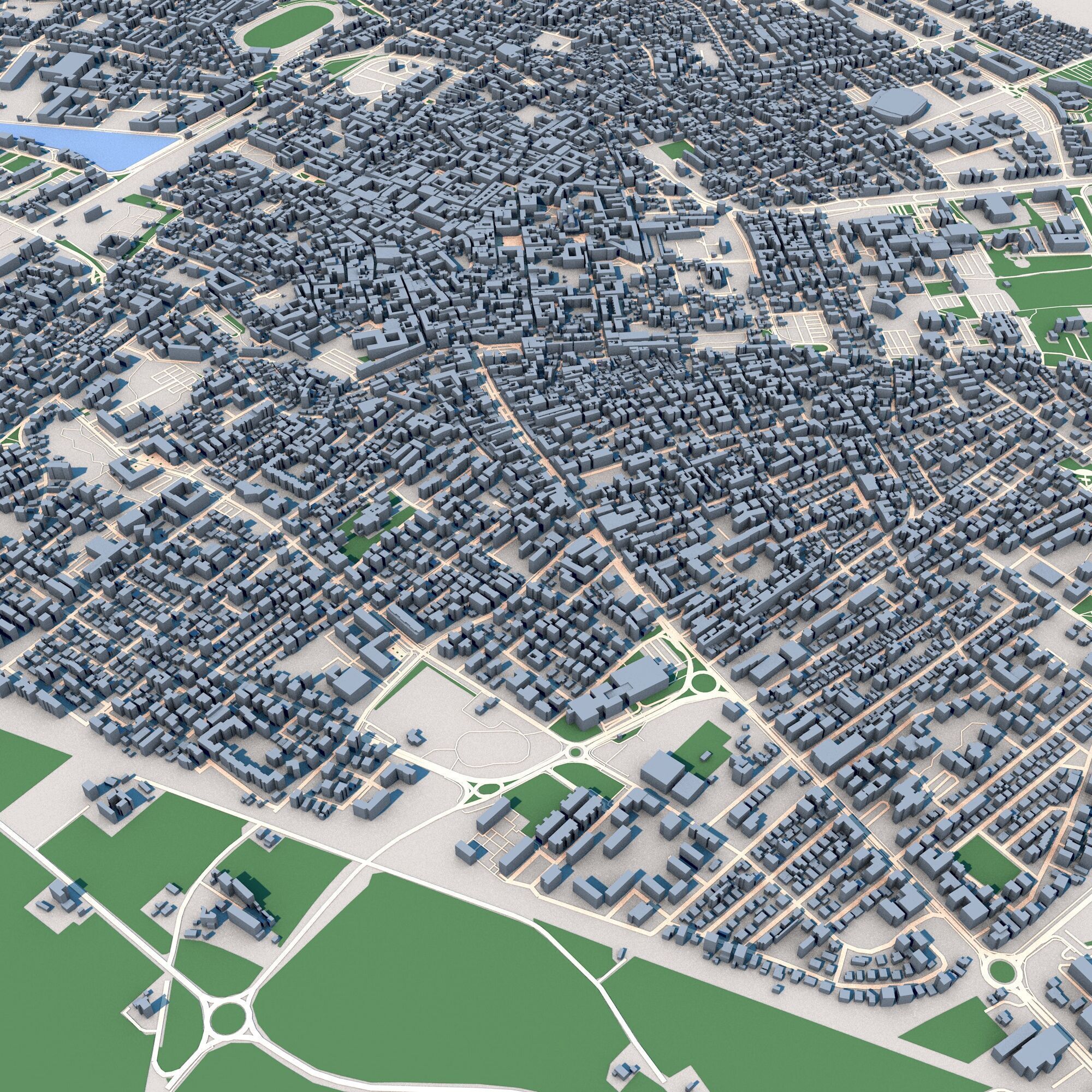 Ravenna City Emilia Romagna region Italy 3D model_8