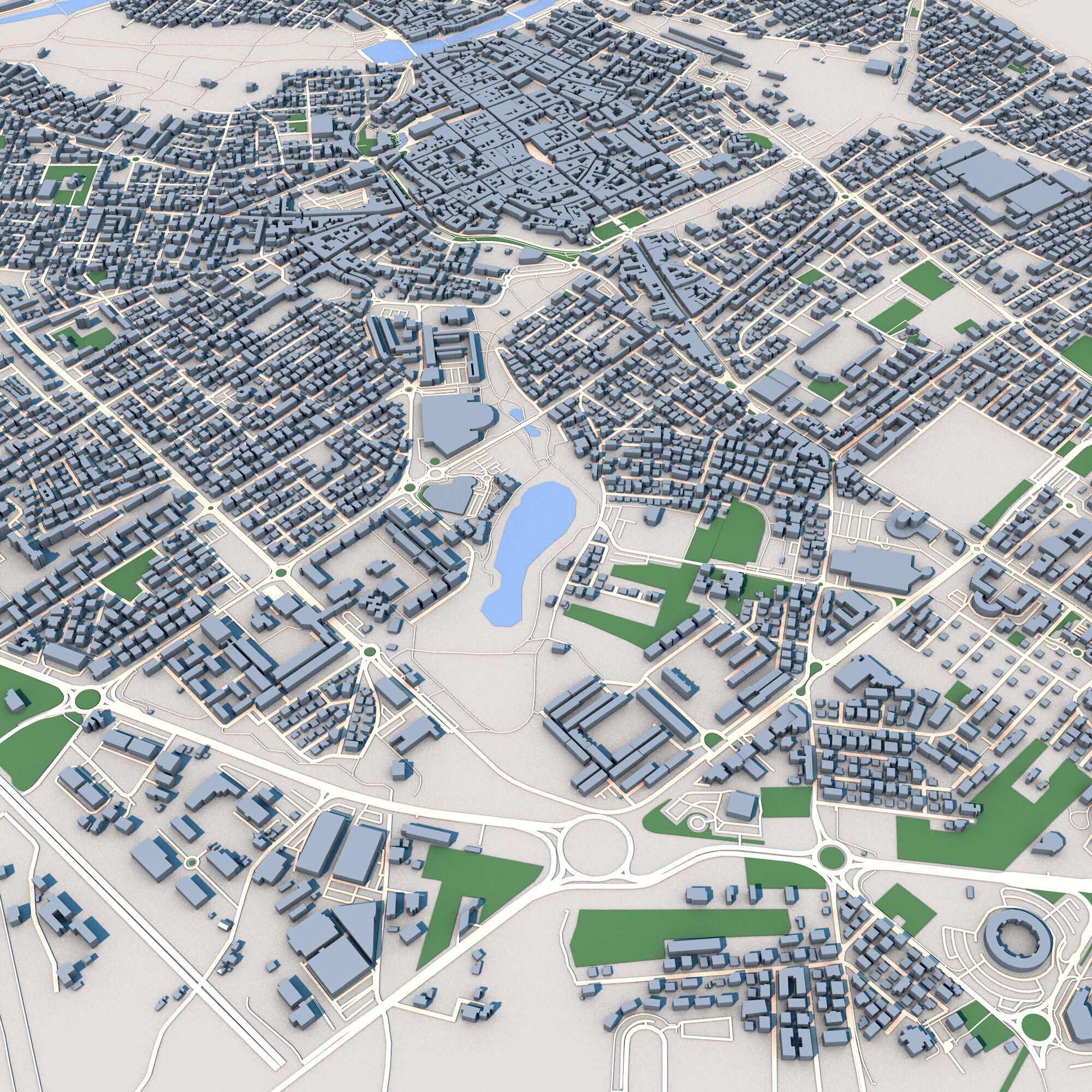 Rimini City Italy 3D model_5