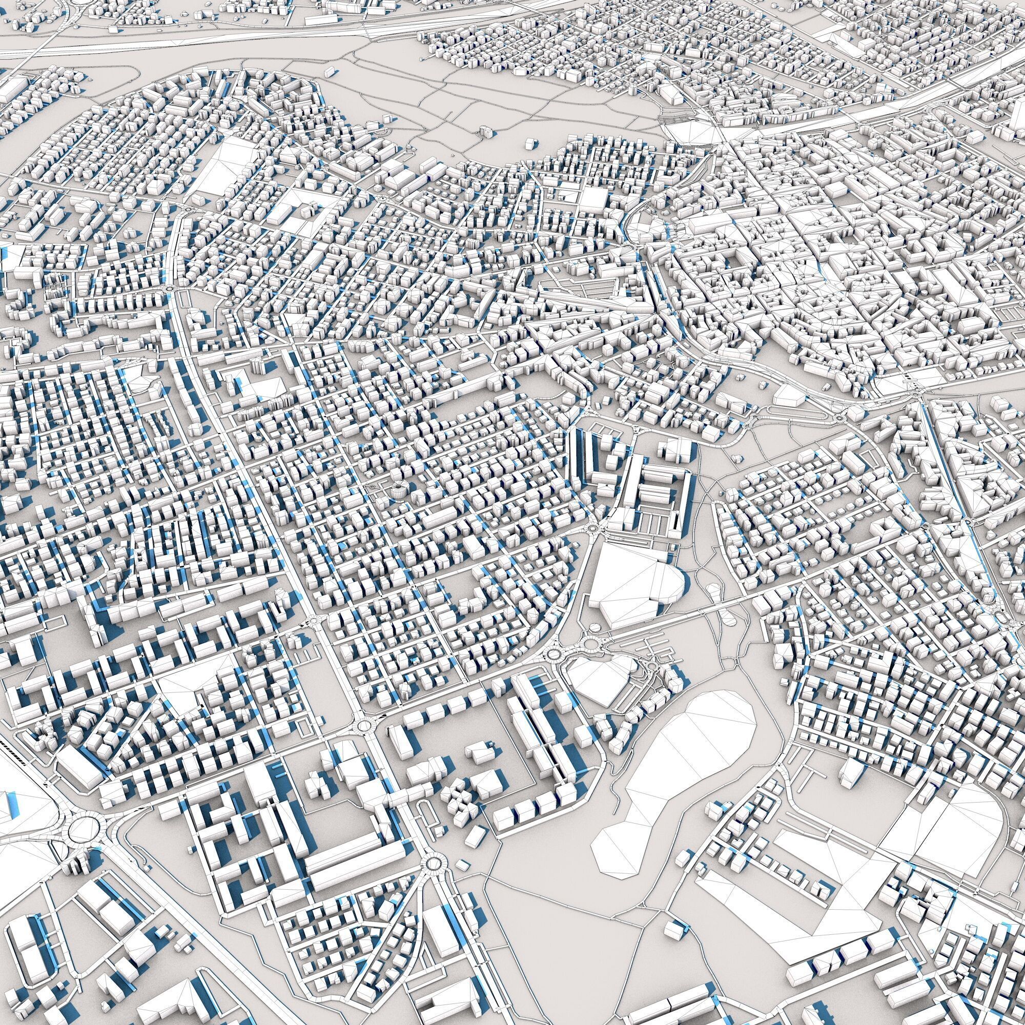 Rimini City Italy 3D model_11