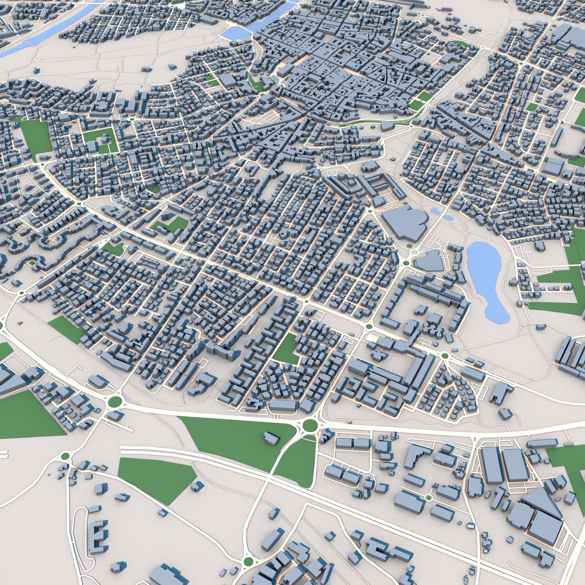 Rimini City Italy 3D model_6